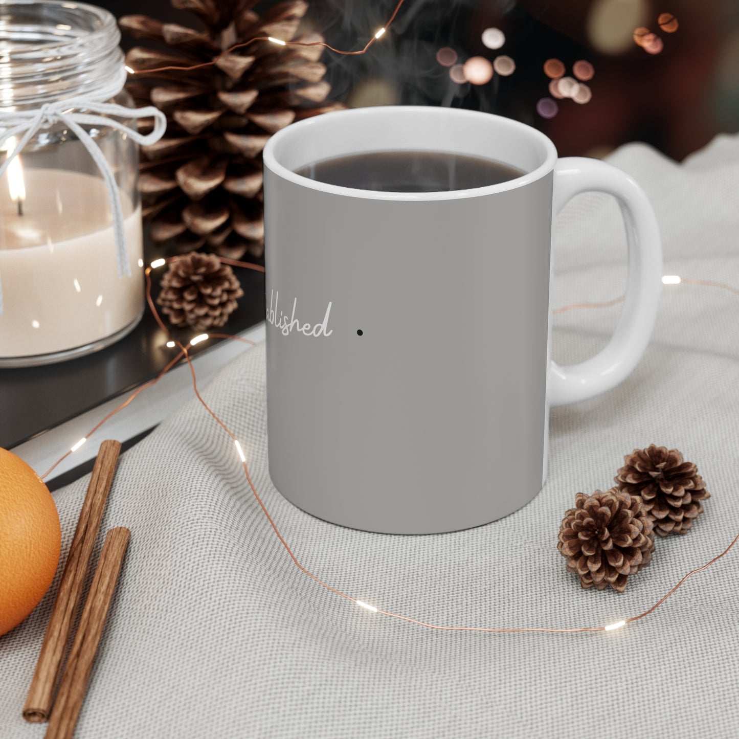 Established "Signature" 11oz White Mug