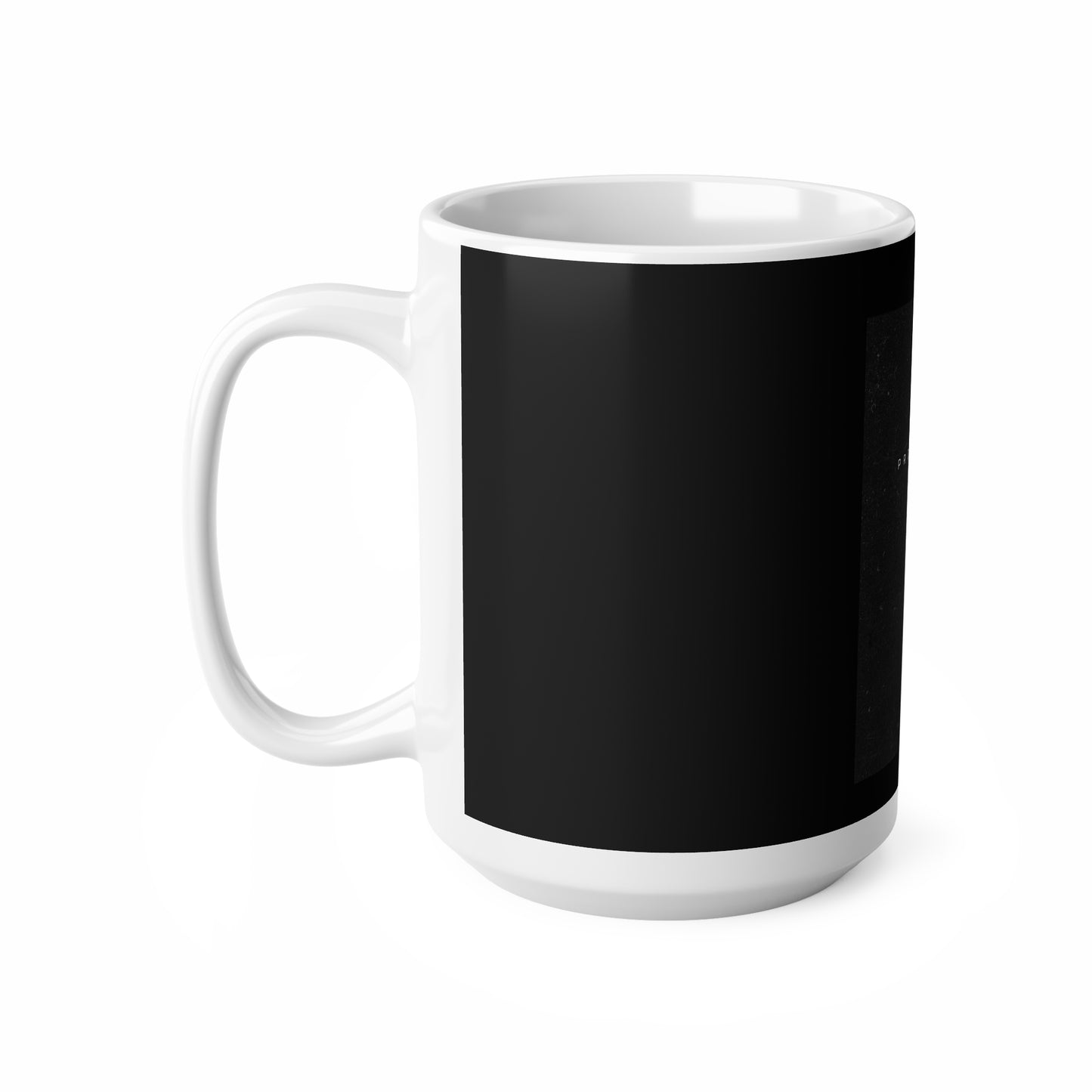 Elegant Proverbs Ceramic Coffee Mug - Inspirational Black Design