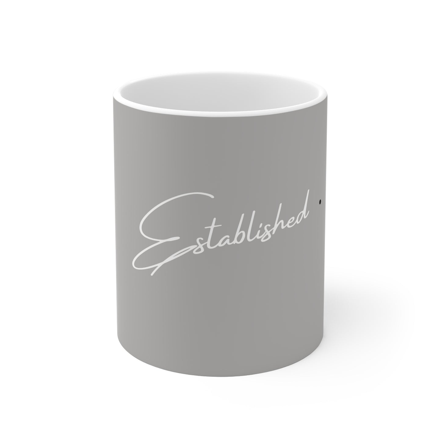Established "Signature" 11oz White Mug