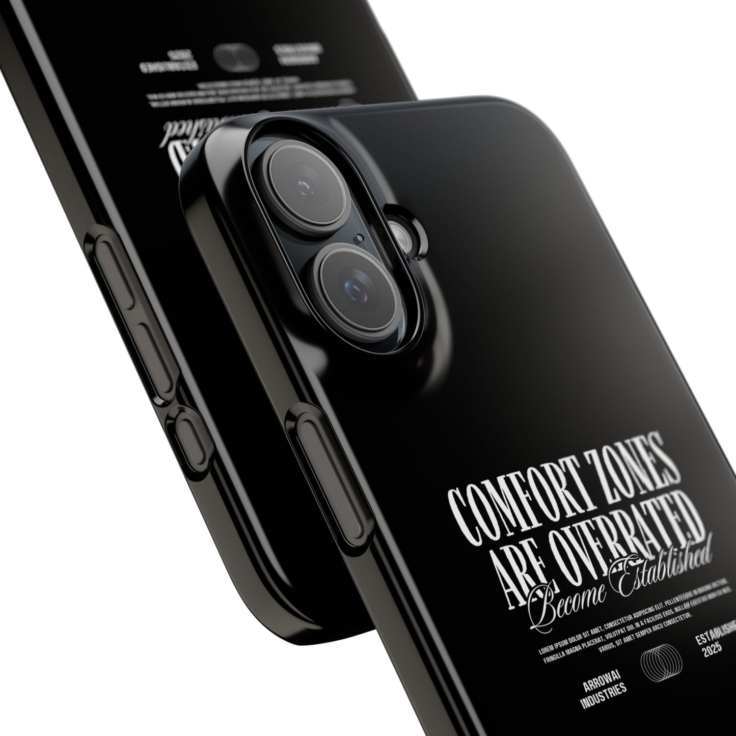 Bold Statement Snap Case – Comfort Zones Are Overrated, Phone Cover, Gift for Him/Her, Trendy Case, Motivational Accessory