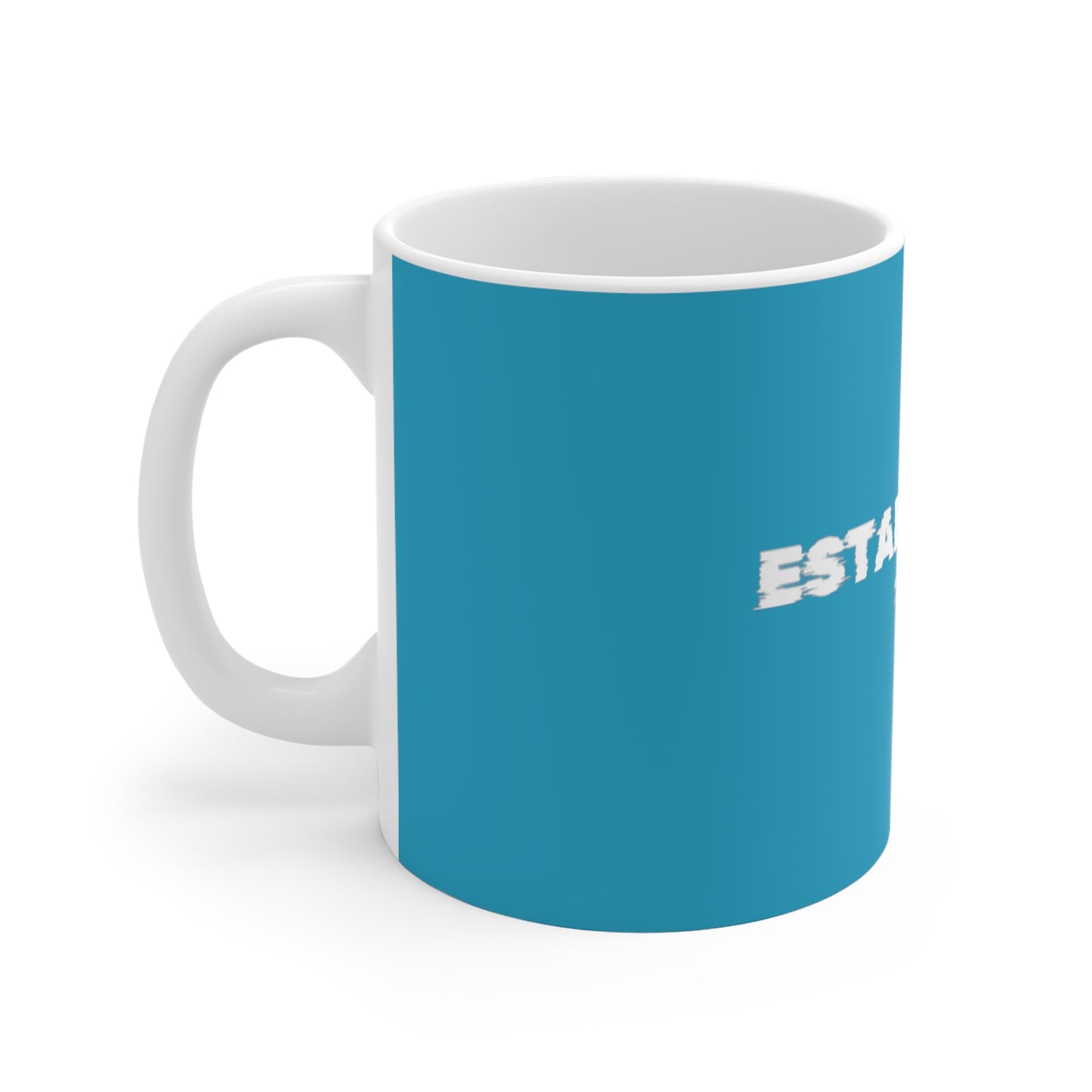 Established "Glitch" 11oz White Mug