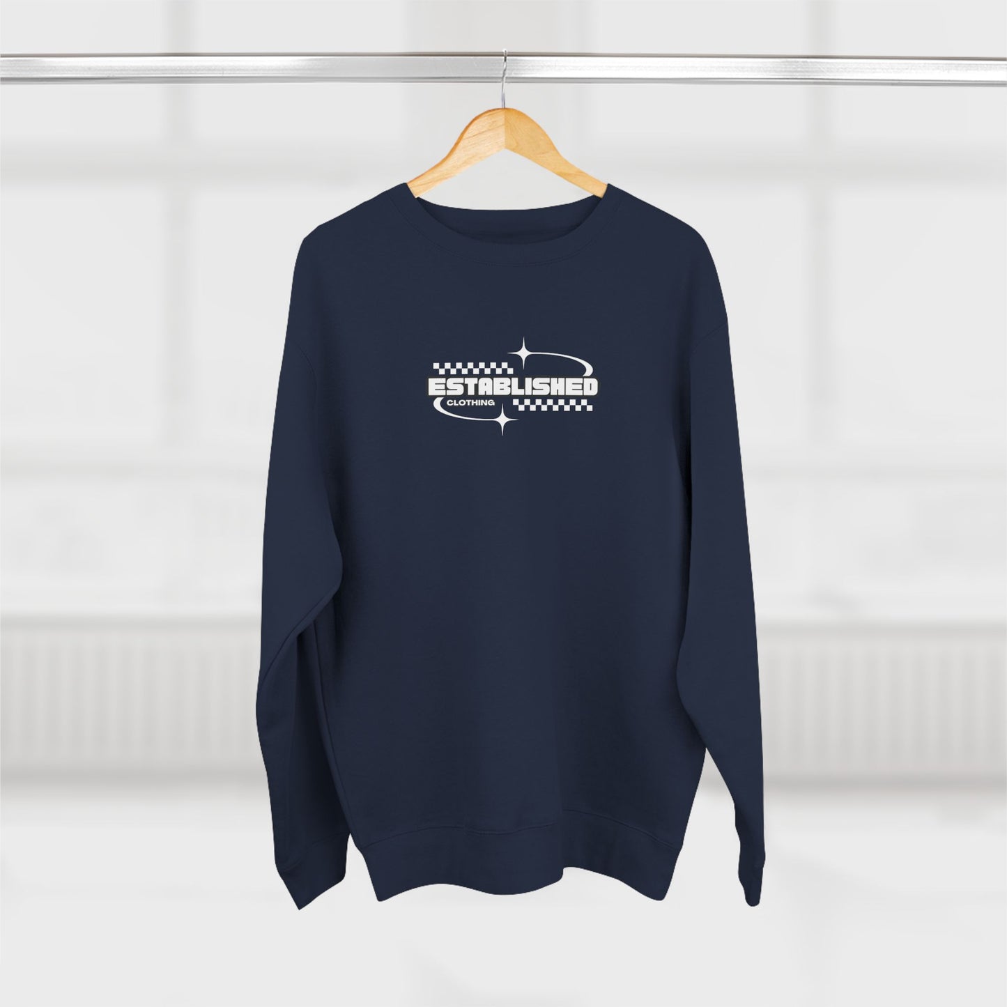 Established "Race" Crewneck Sweatshirt