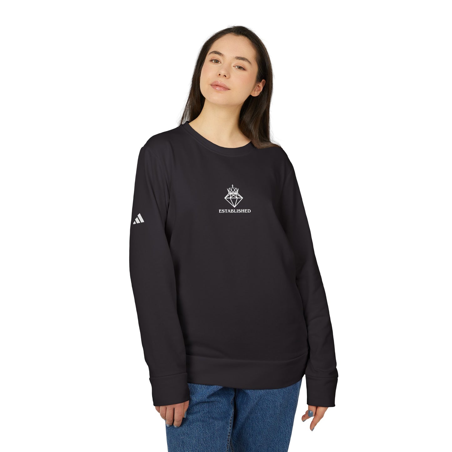 Established adidas® Unisex Fleece Crewneck Sweatshirt