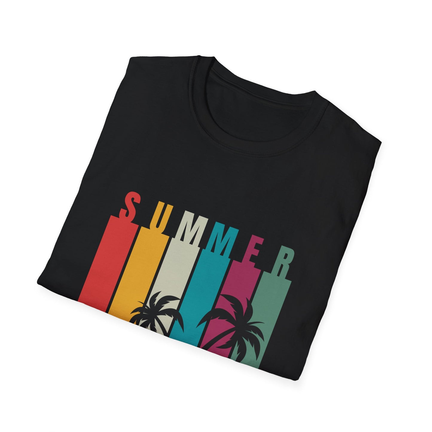 Summer Vibes Unisex Established T-Shirt - Trendy Beach Graphic Tee