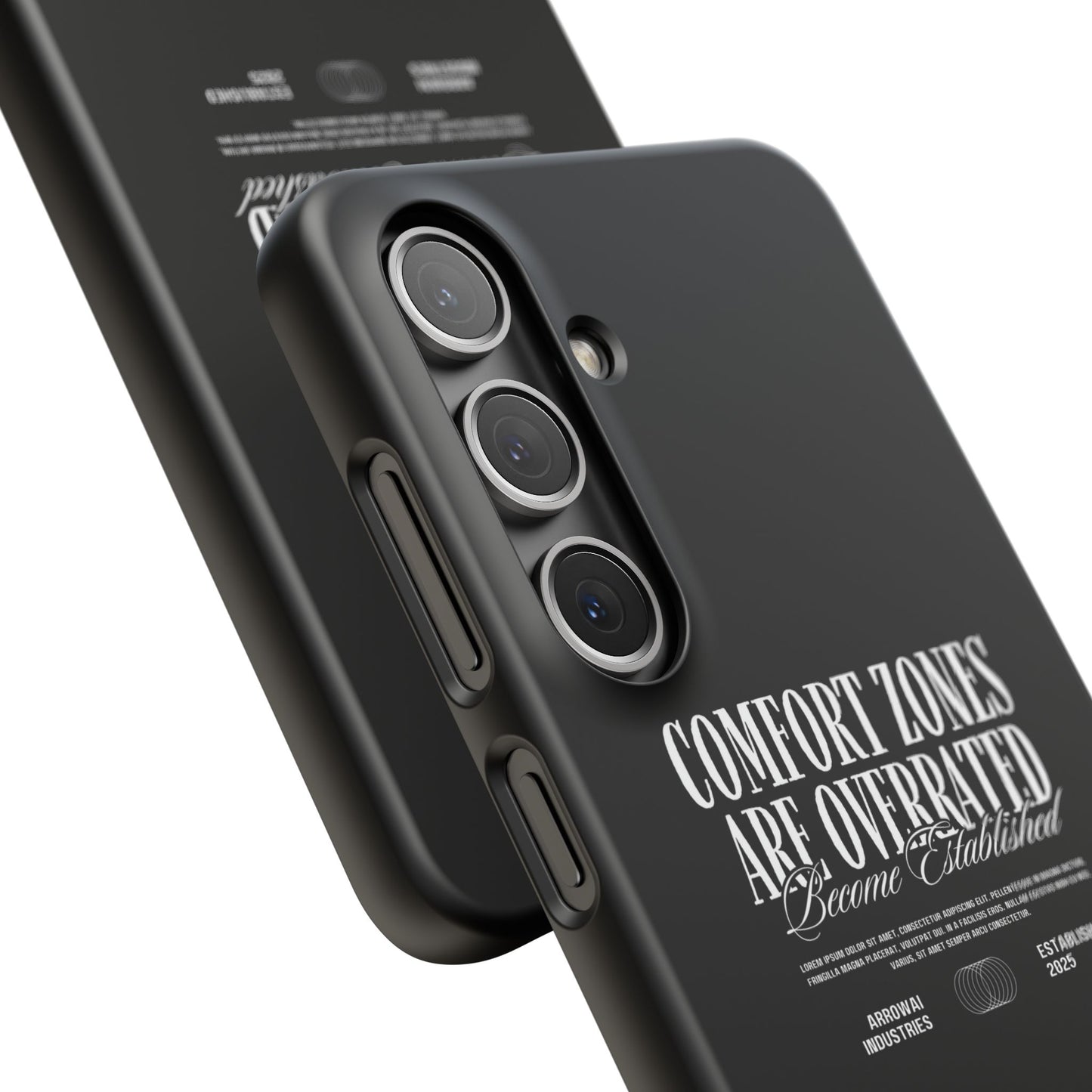 Bold Statement Snap Case – Comfort Zones Are Overrated, Phone Cover, Gift for Him/Her, Trendy Case, Motivational Accessory