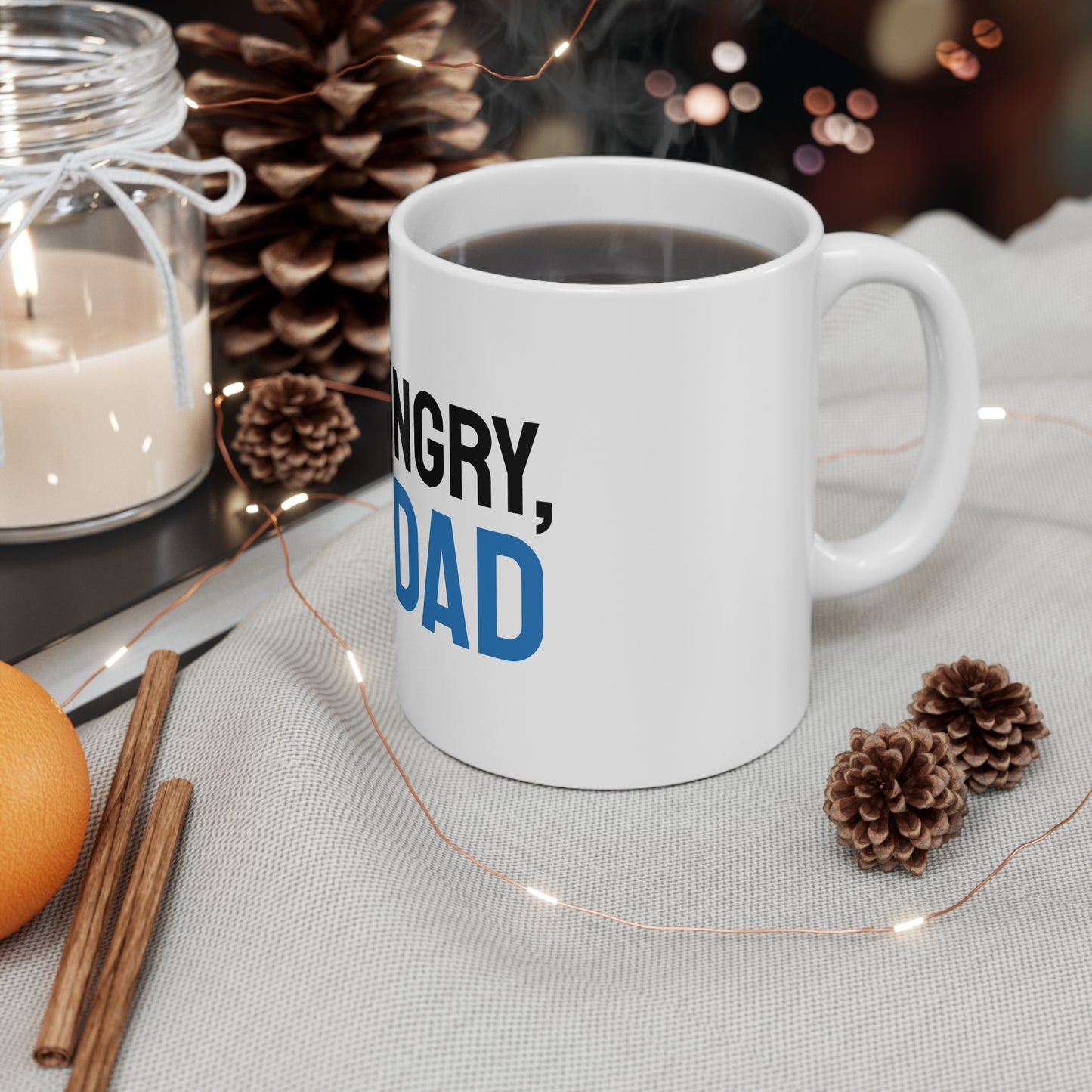 Dad Joke Coffee Mug, Funny Gift for Dad, Father's Day Present, Humorous White Mug, Child to Parent Gift