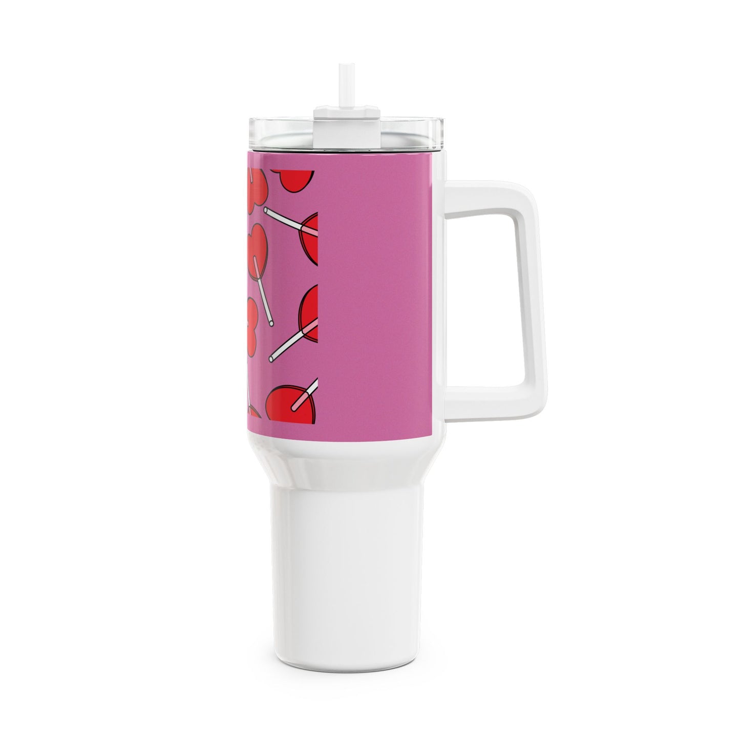 Lollipop Hearts 40oz Tumbler - Fun & Stylish Drinkware for All Occasions