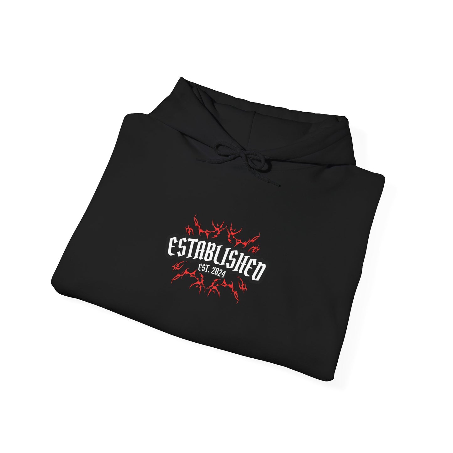 Established Black Streetwear Hoodie