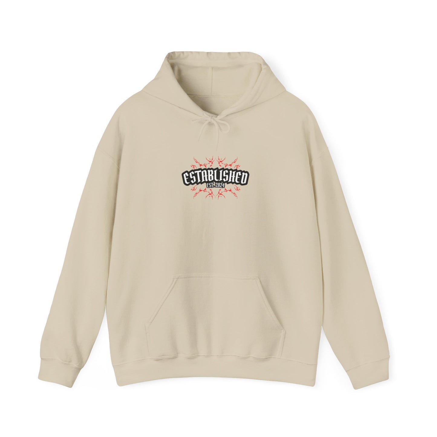 Established Black Streetwear Hoodie