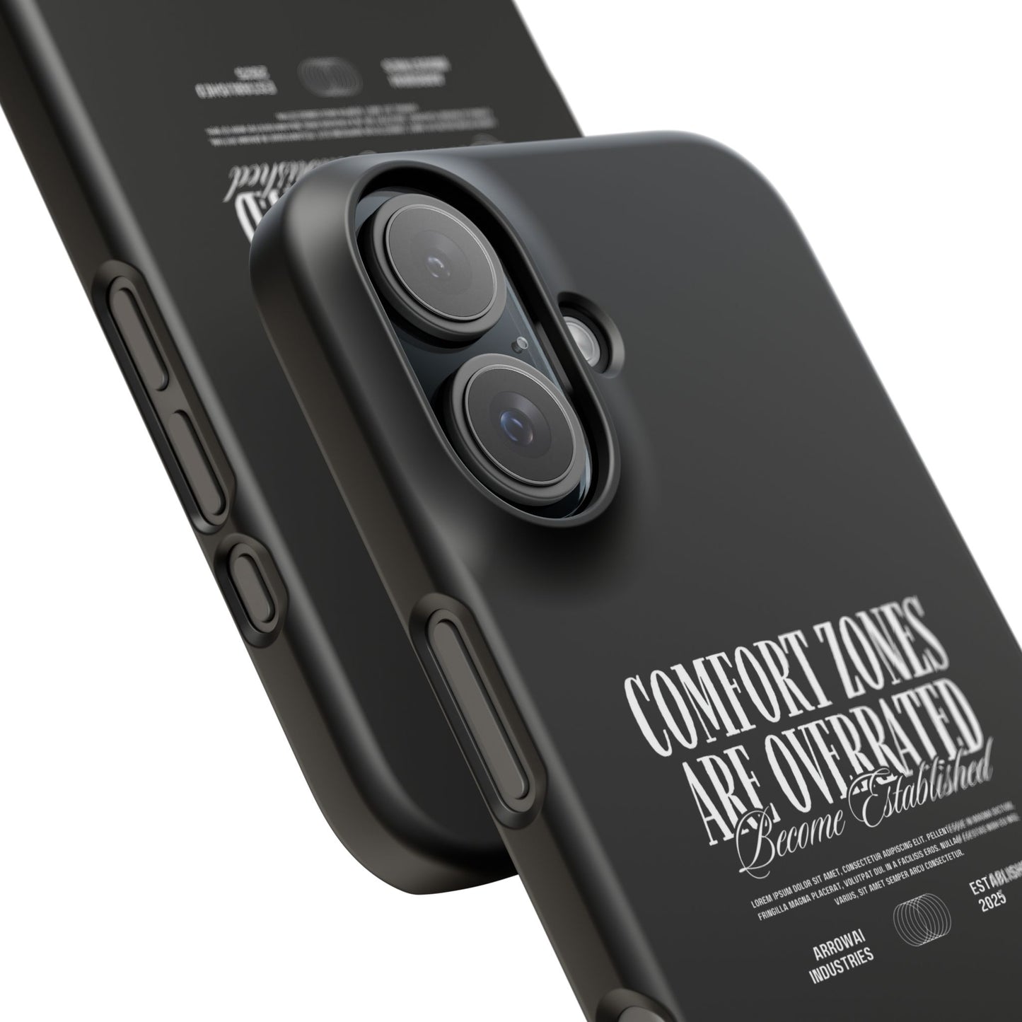 Bold Statement Snap Case – Comfort Zones Are Overrated, Phone Cover, Gift for Him/Her, Trendy Case, Motivational Accessory