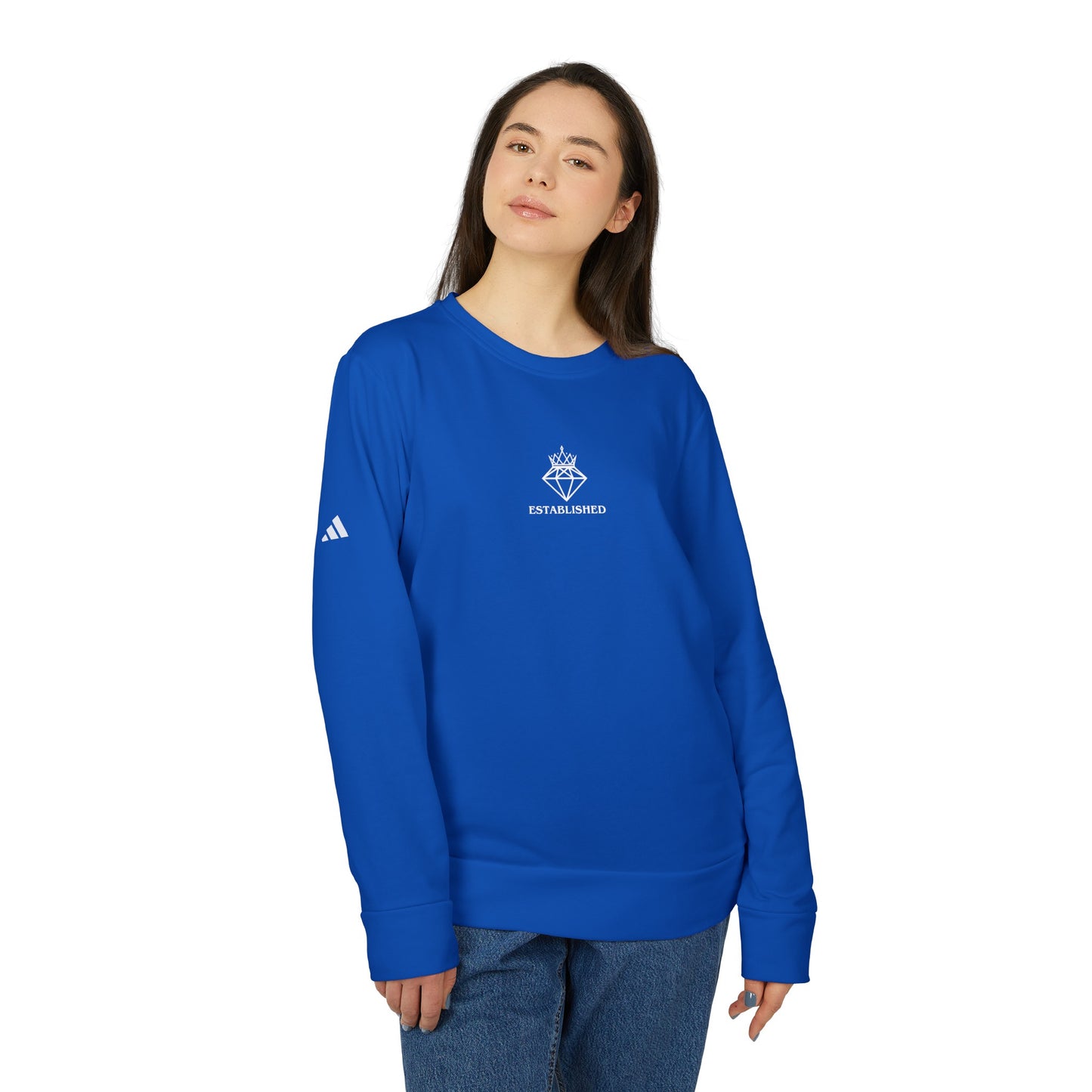Established adidas® Unisex Fleece Crewneck Sweatshirt