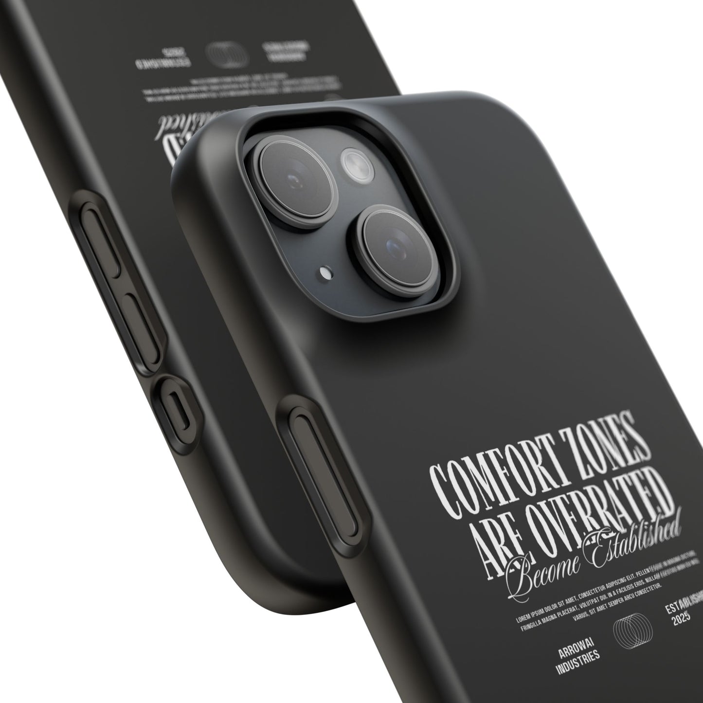 Bold Statement Snap Case – Comfort Zones Are Overrated, Phone Cover, Gift for Him/Her, Trendy Case, Motivational Accessory