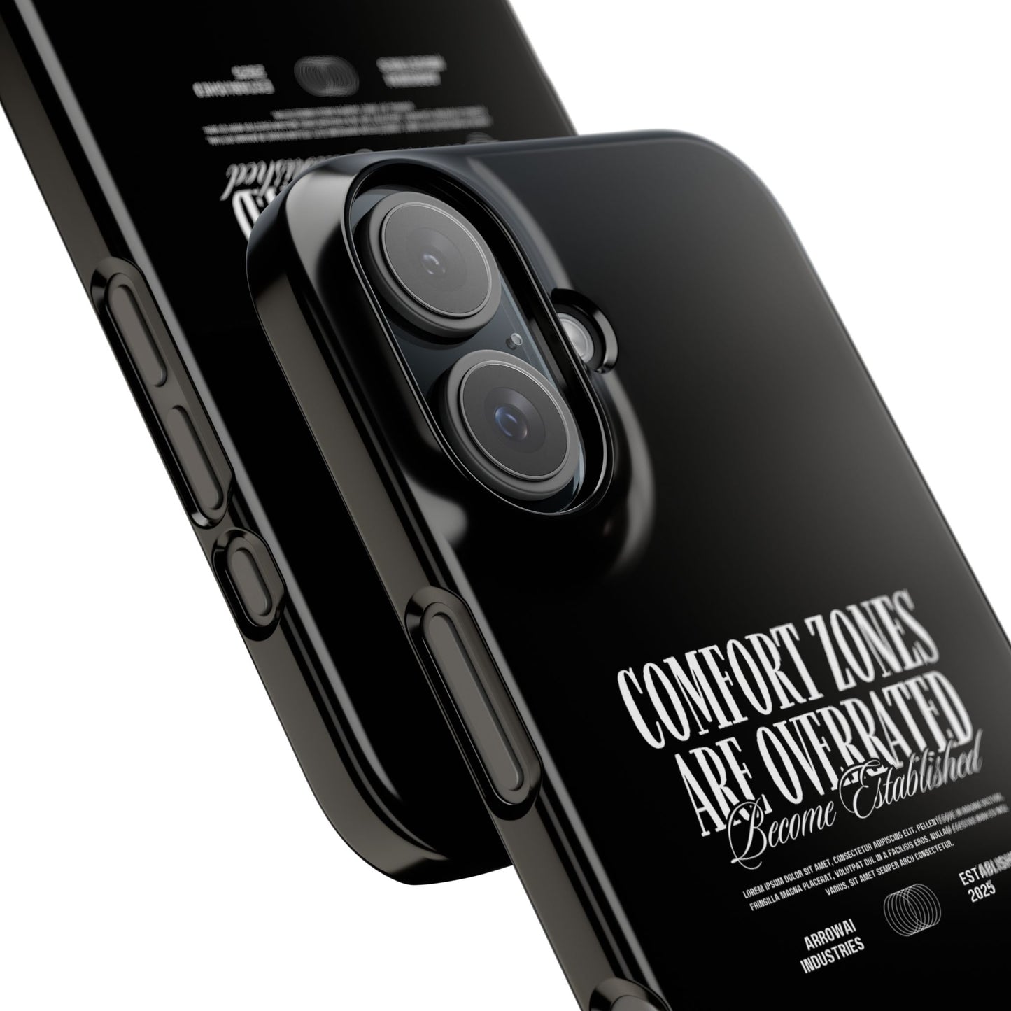 Bold Statement Snap Case – Comfort Zones Are Overrated, Phone Cover, Gift for Him/Her, Trendy Case, Motivational Accessory