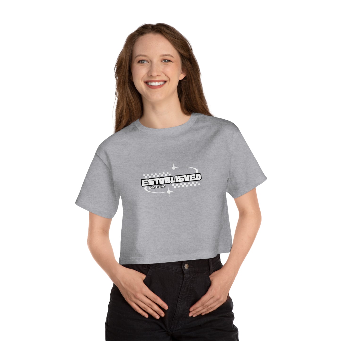 Established x Champion Women's Heritage Cropped T-Shirt
