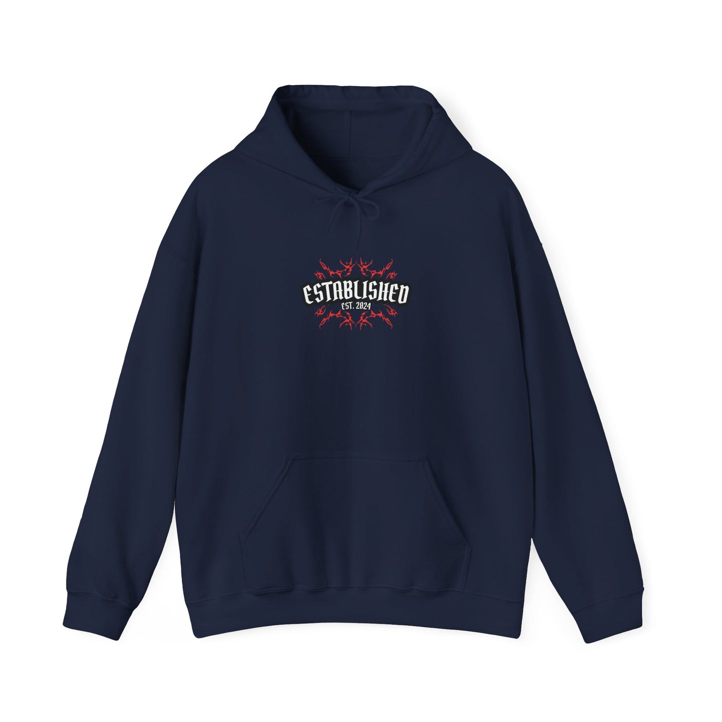 Established Black Streetwear Hoodie