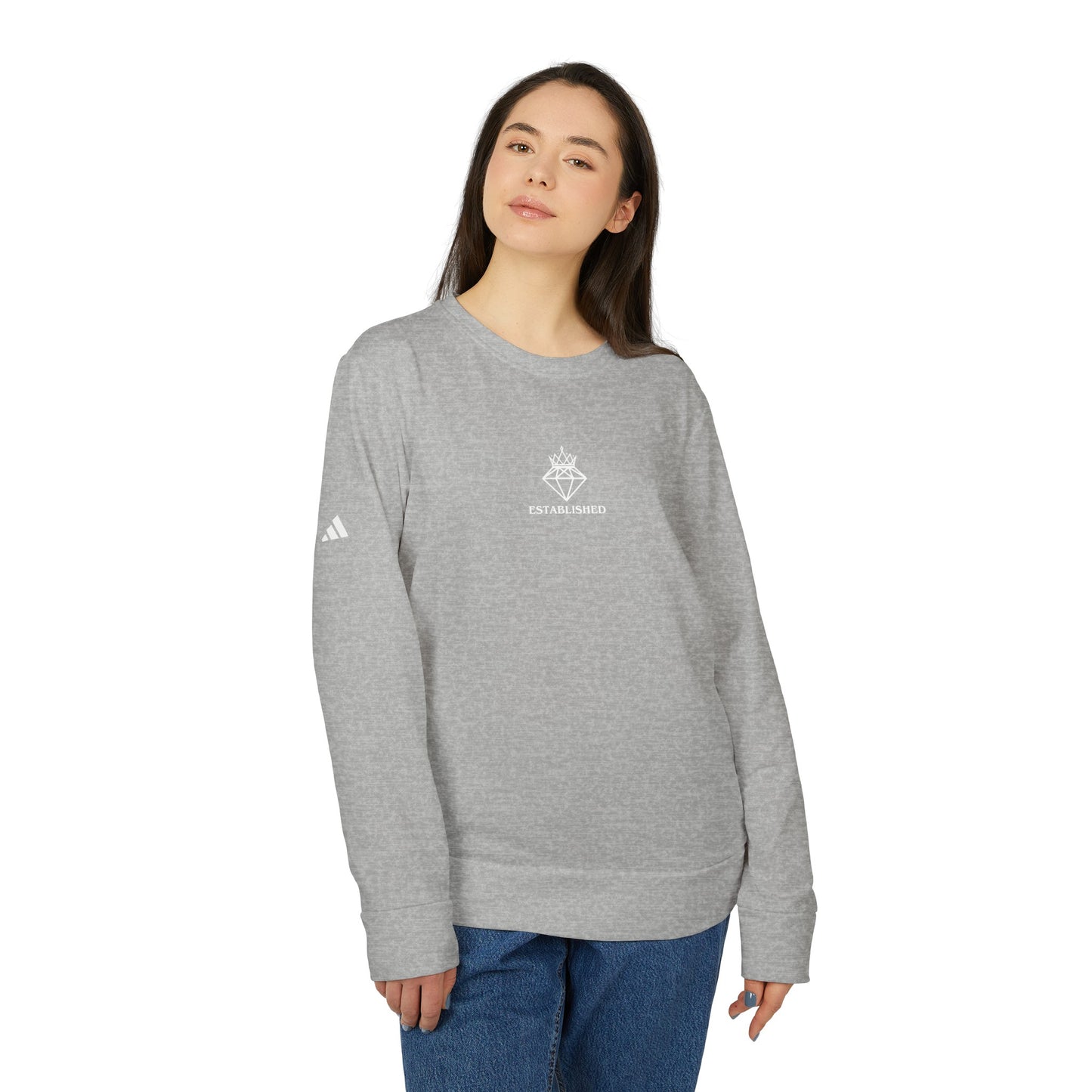 Established adidas® Unisex Fleece Crewneck Sweatshirt