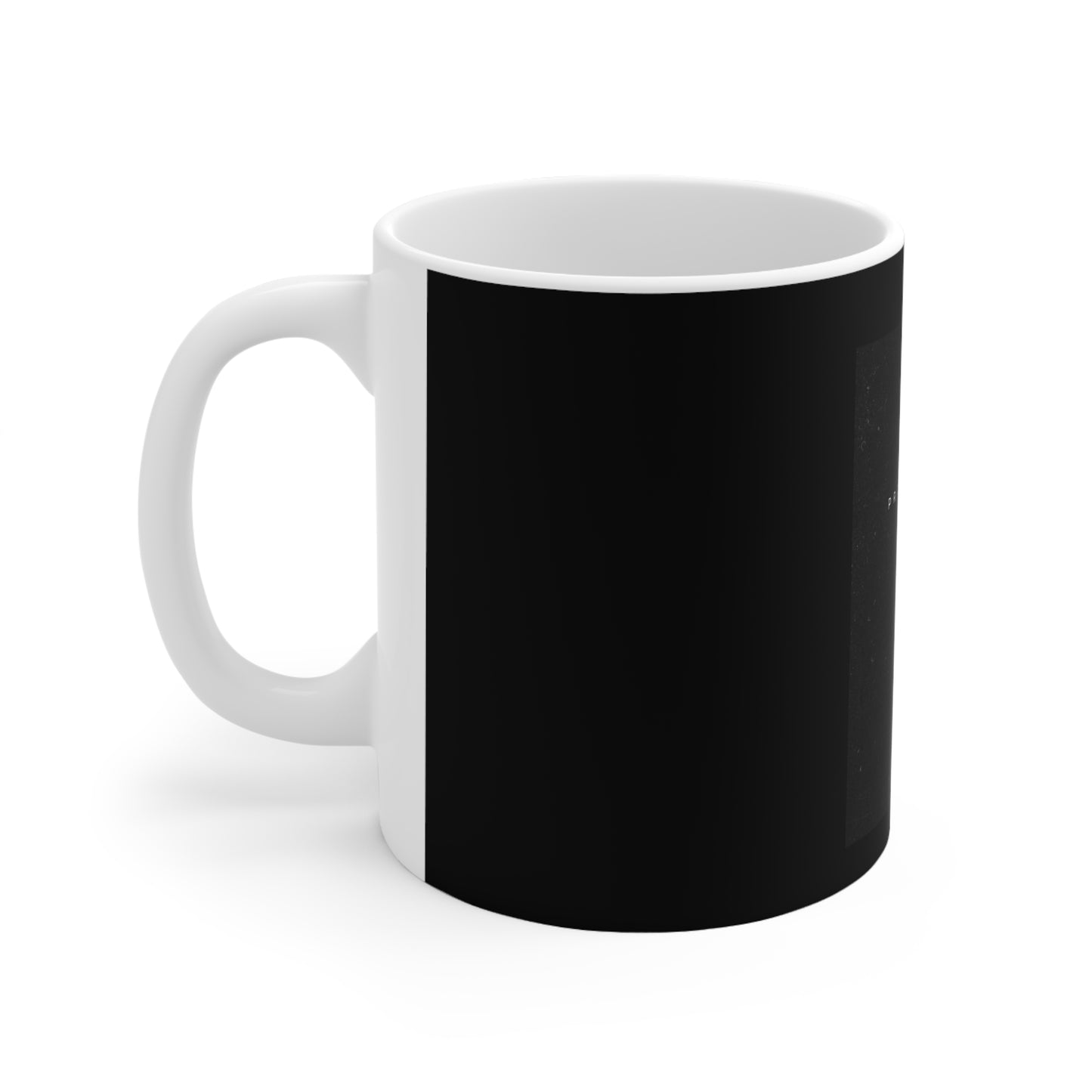 Elegant Proverbs Ceramic Coffee Mug - Inspirational Black Design