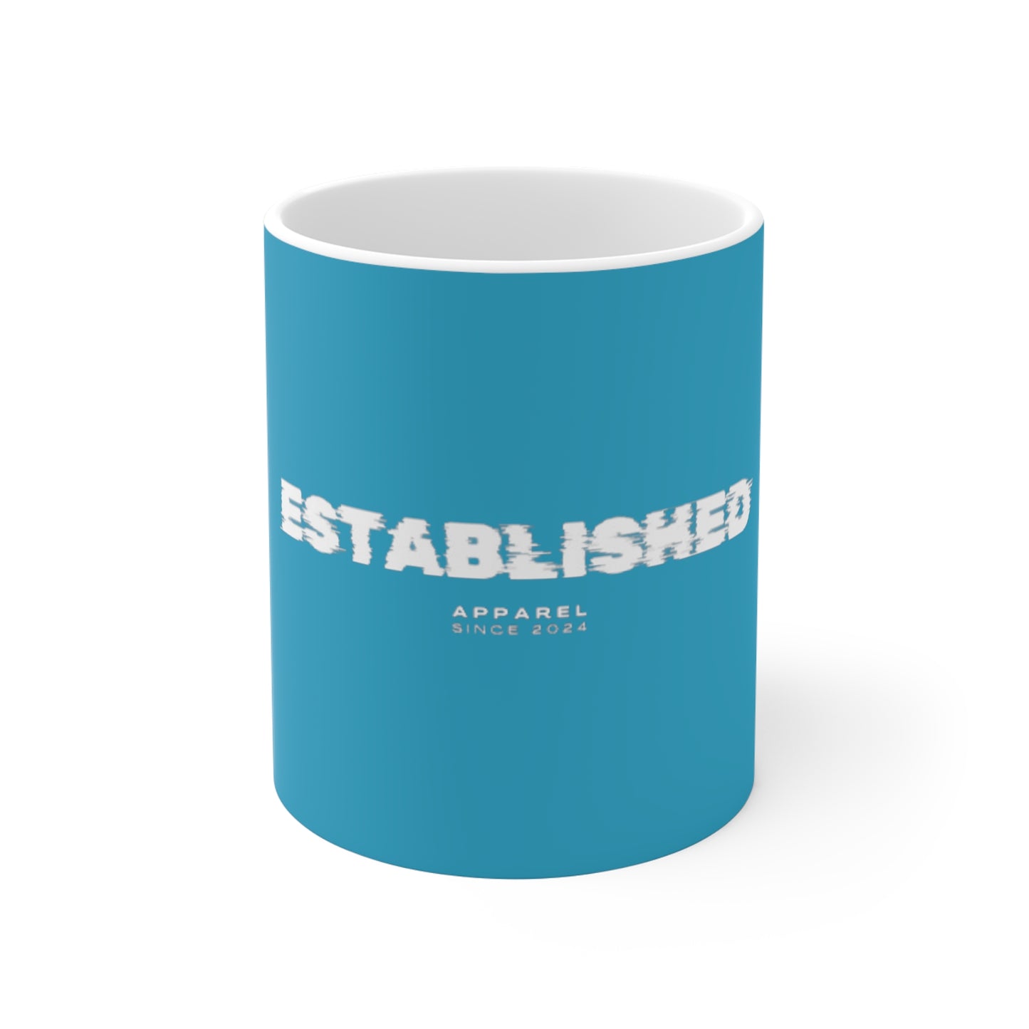 Established "Glitch" 11oz White Mug