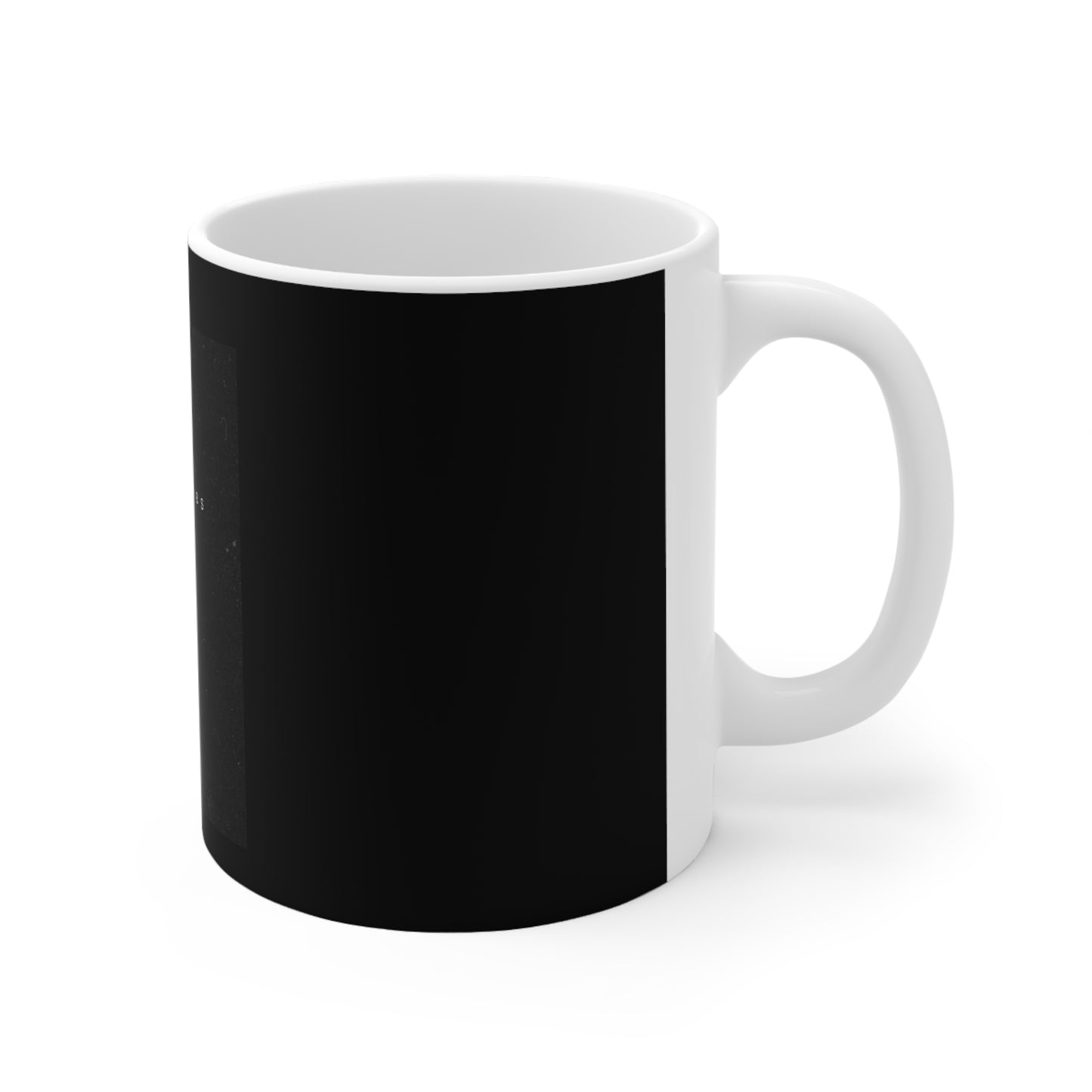 Elegant Proverbs Ceramic Coffee Mug - Inspirational Black Design