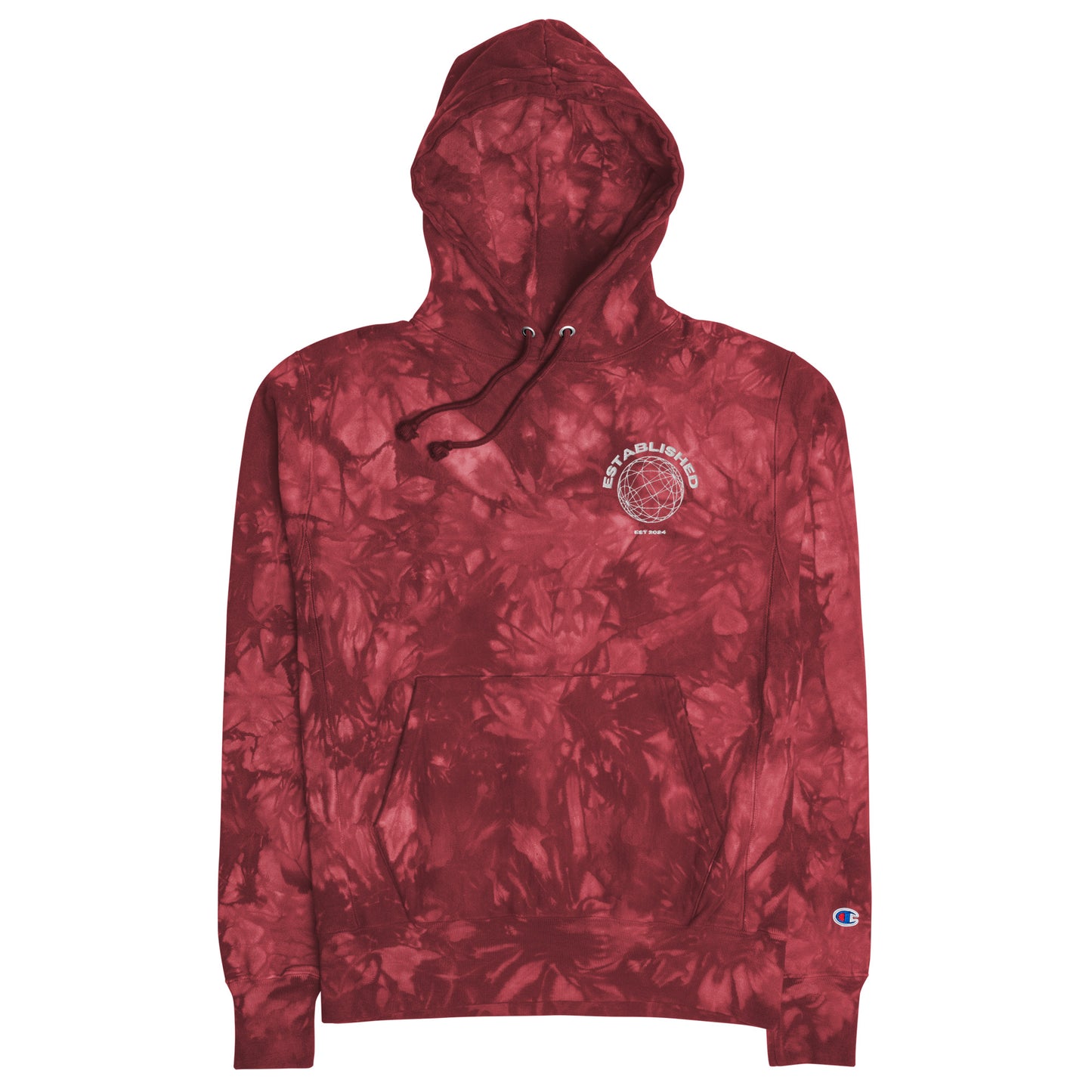 Established - Unisex Champion tie-dye hoodie