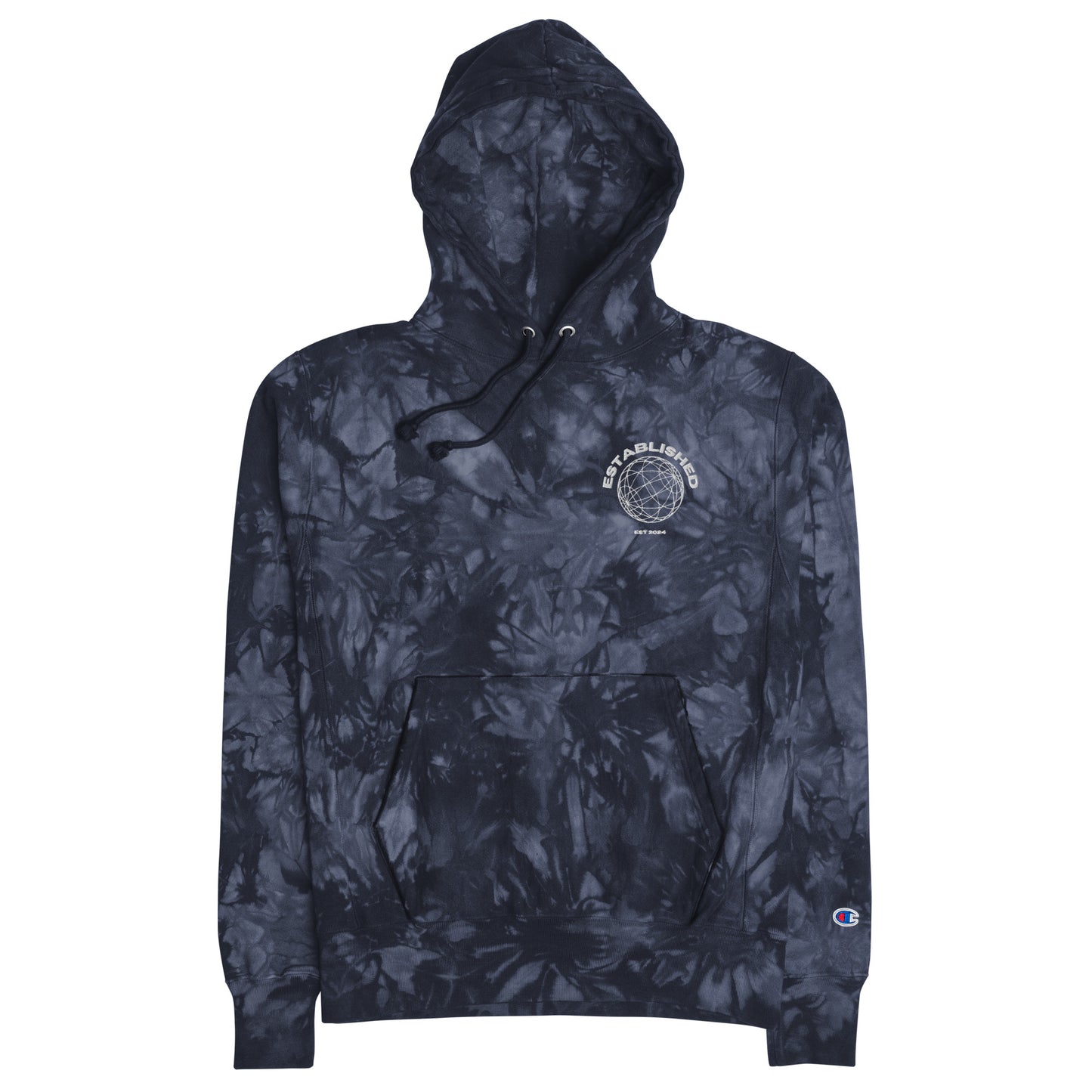 Established - Unisex Champion tie-dye hoodie