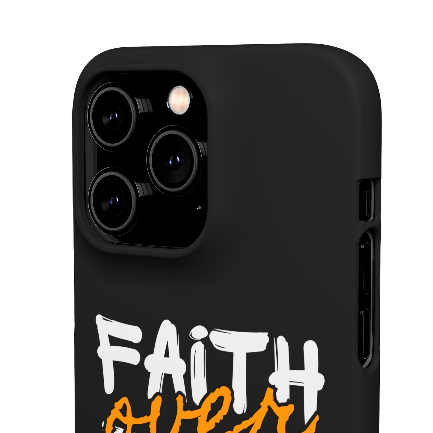 Faith Over Fear Phone Case — Christian Inspirational Snap Case