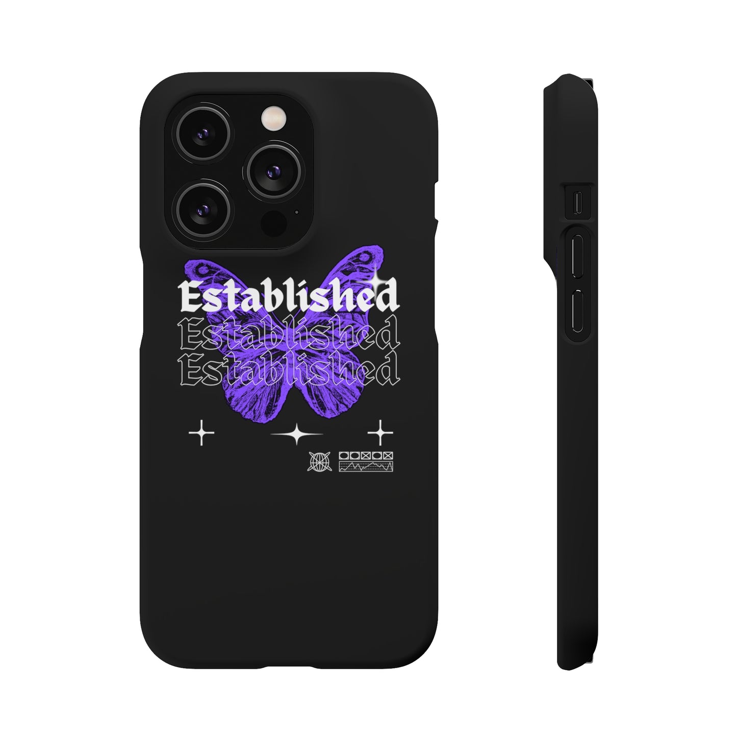 Established Butterfly Snap Case