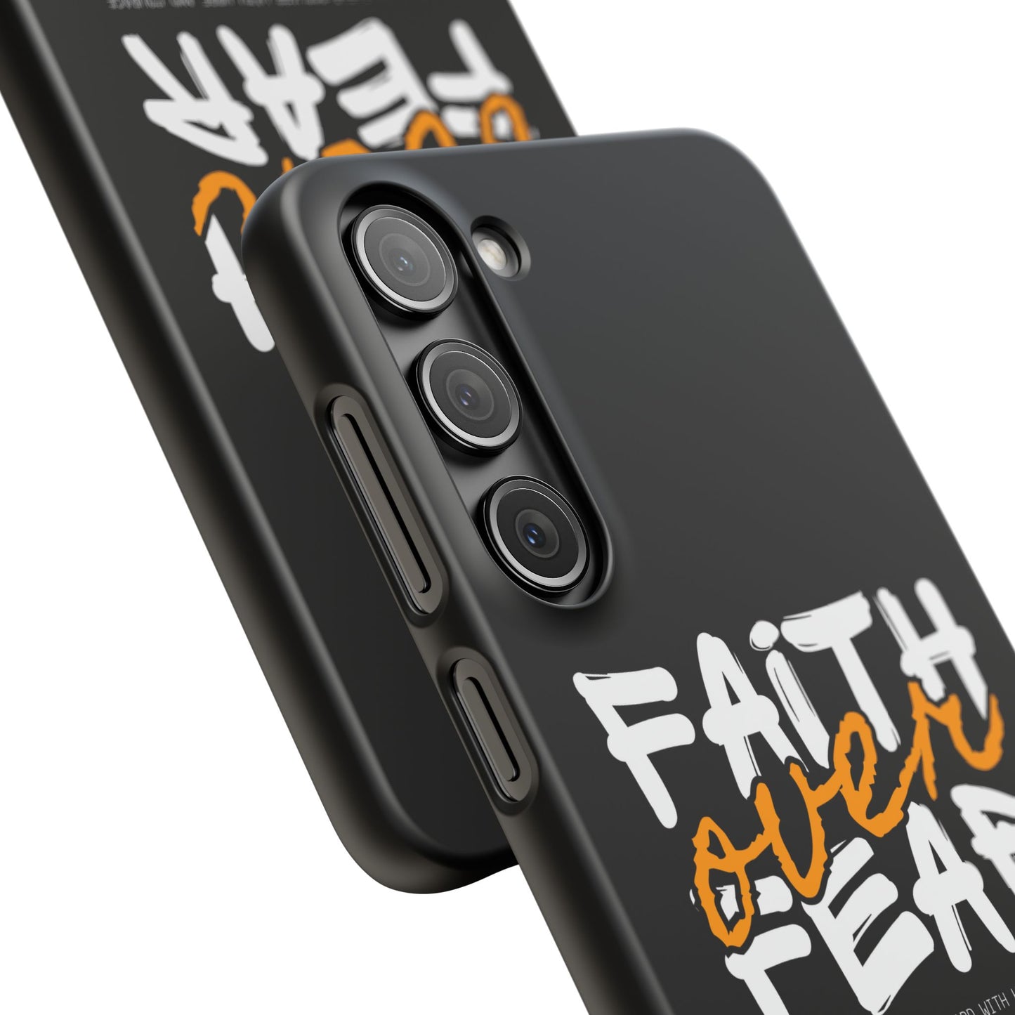 Faith Over Fear Phone Case — Christian Inspirational Snap Case