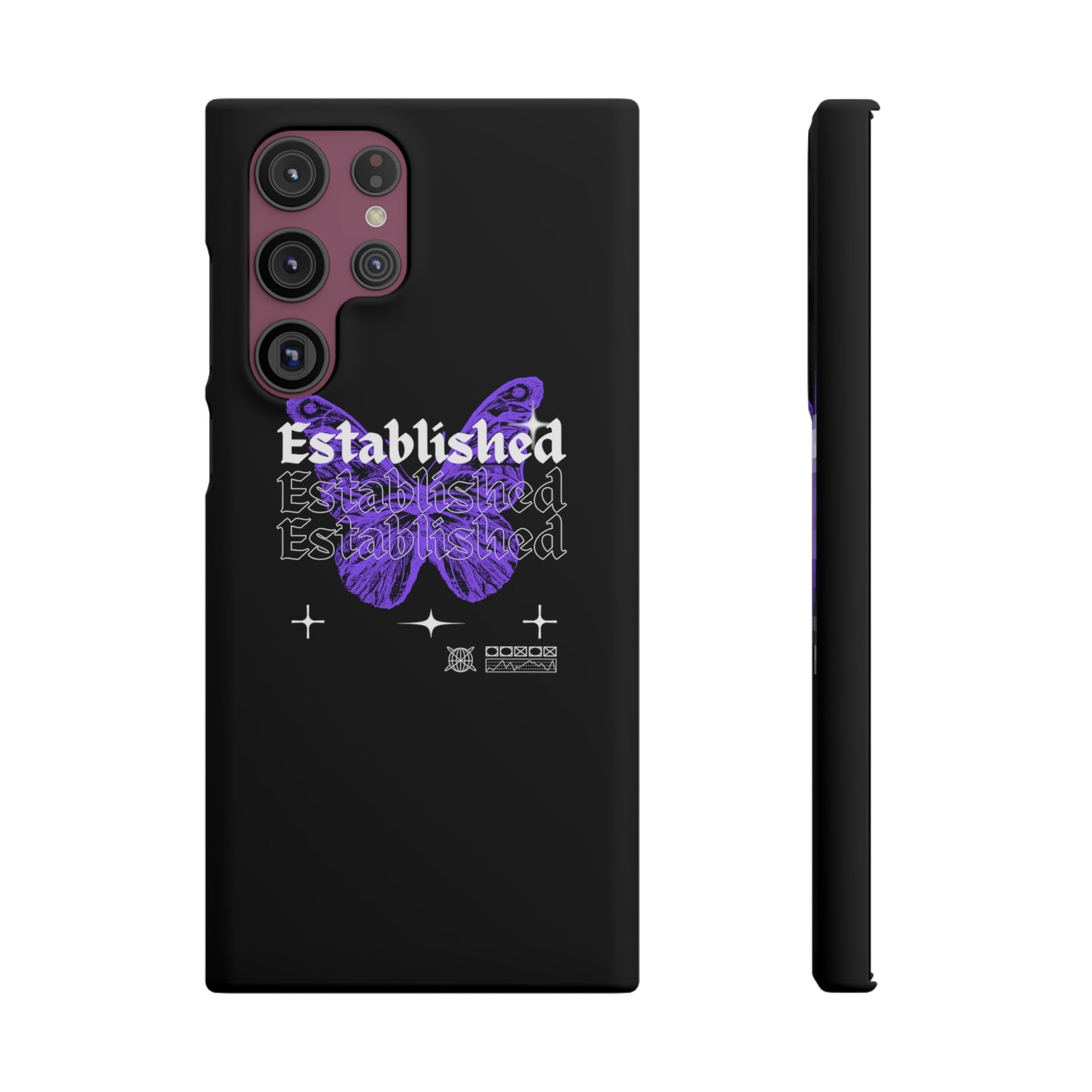 Established Butterfly Snap Case