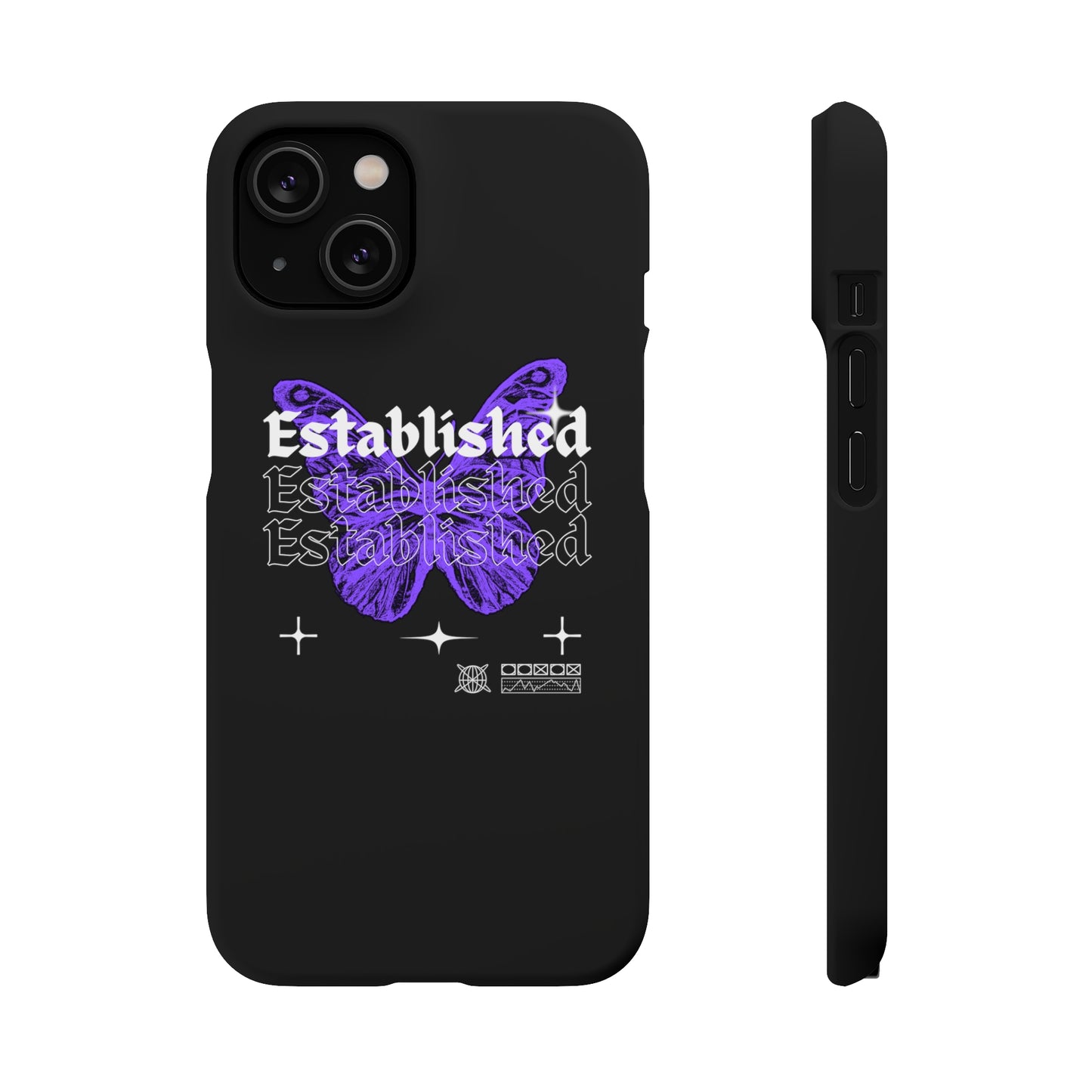 Established Butterfly Snap Case