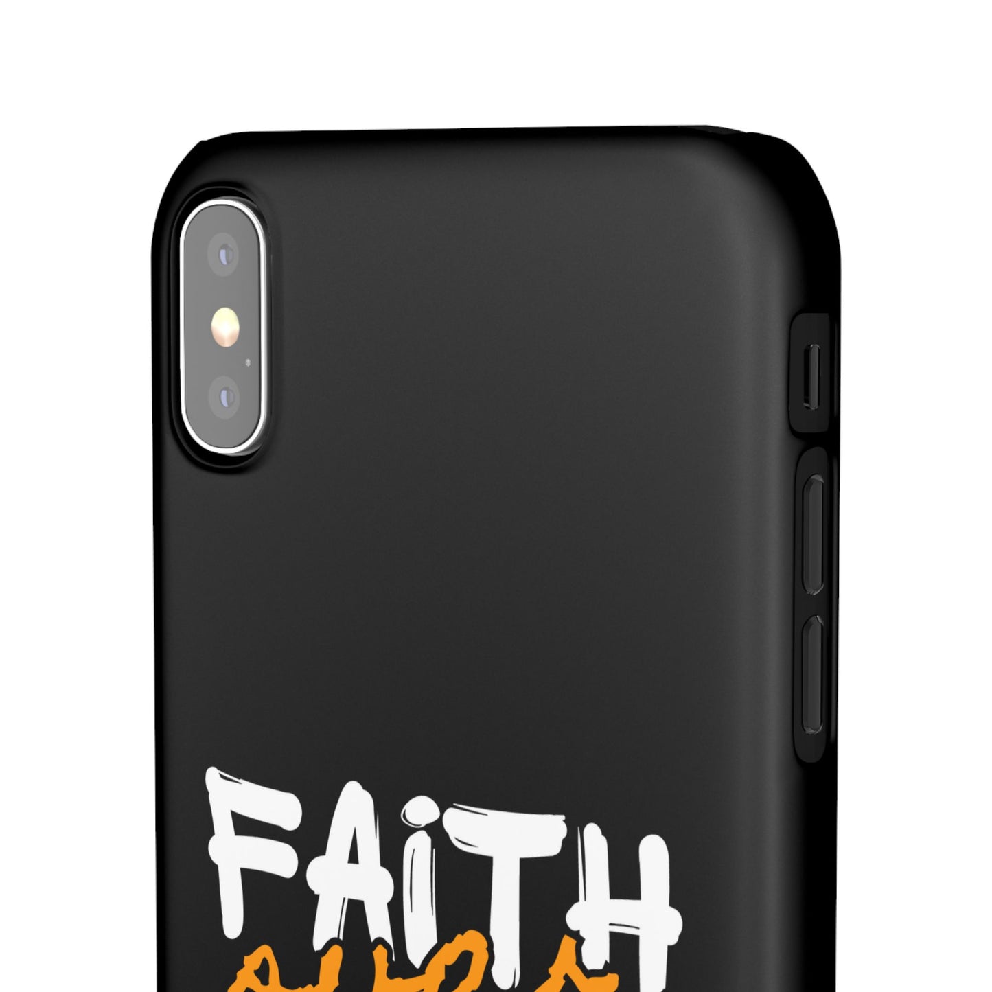 Faith Over Fear Phone Case — Christian Inspirational Snap Case