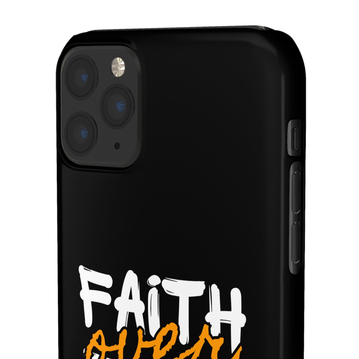 Faith Over Fear Phone Case — Christian Inspirational Snap Case