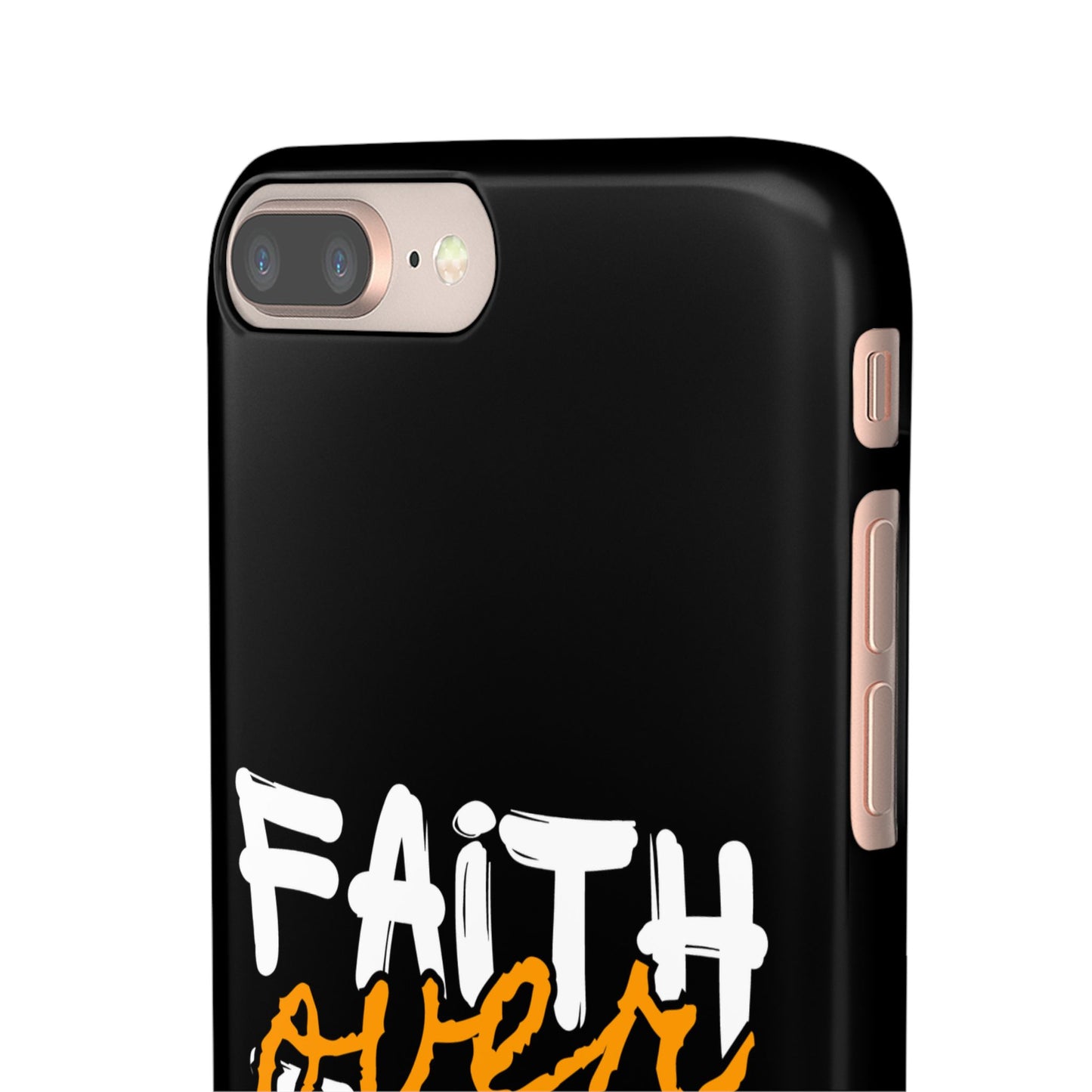 Faith Over Fear Phone Case — Christian Inspirational Snap Case