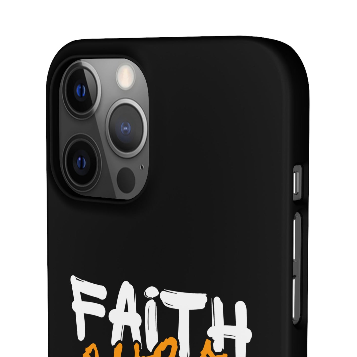 Faith Over Fear Phone Case — Christian Inspirational Snap Case