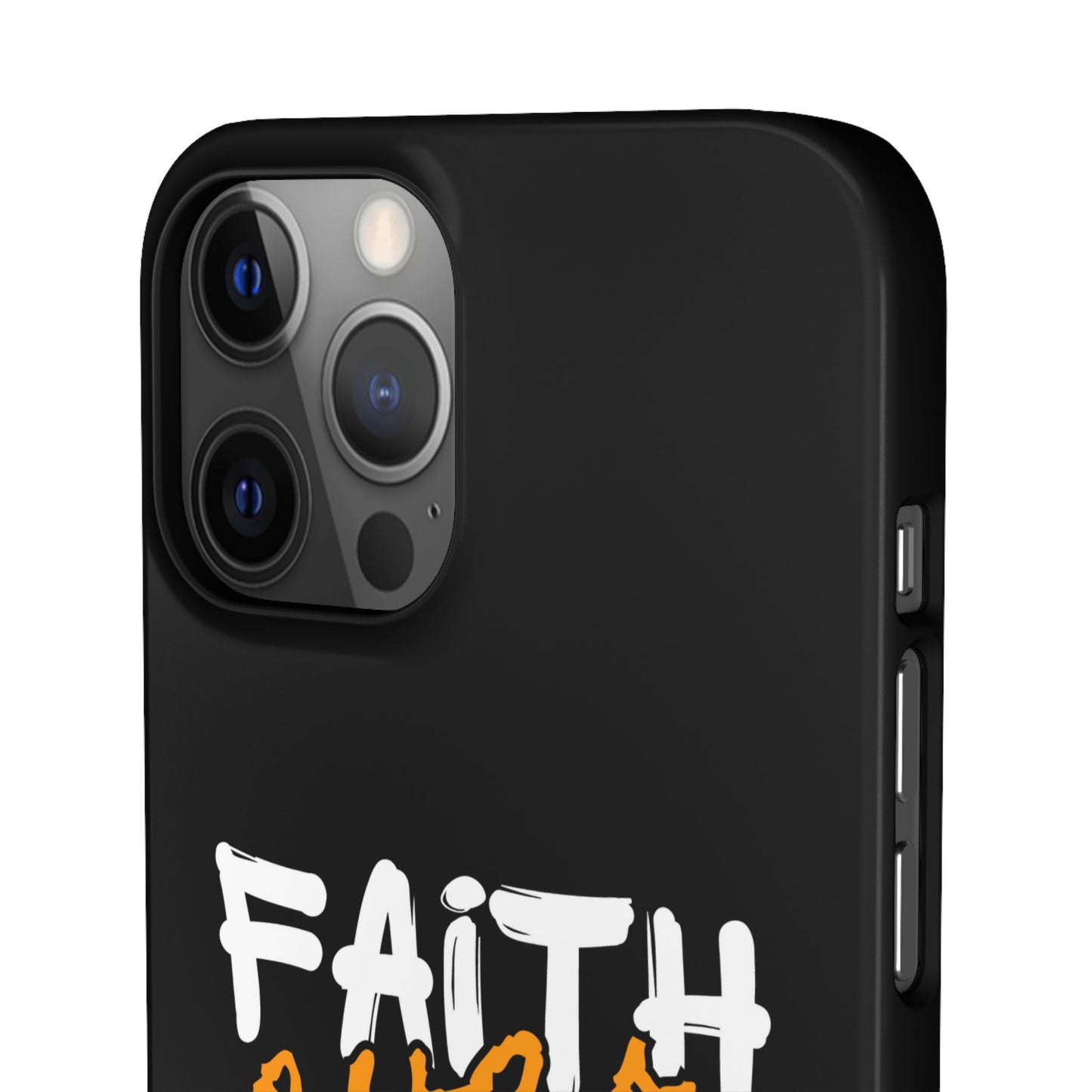 Faith Over Fear Phone Case — Christian Inspirational Snap Case