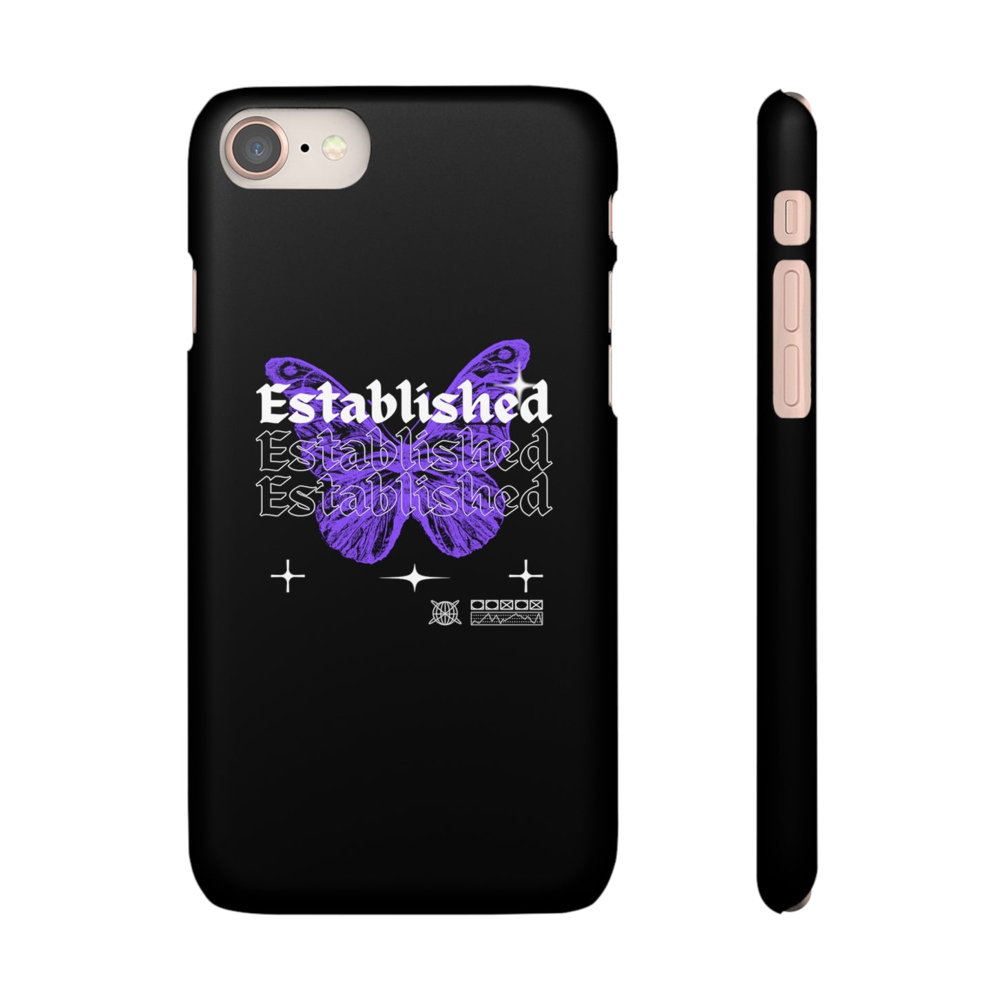 Established Butterfly Snap Case