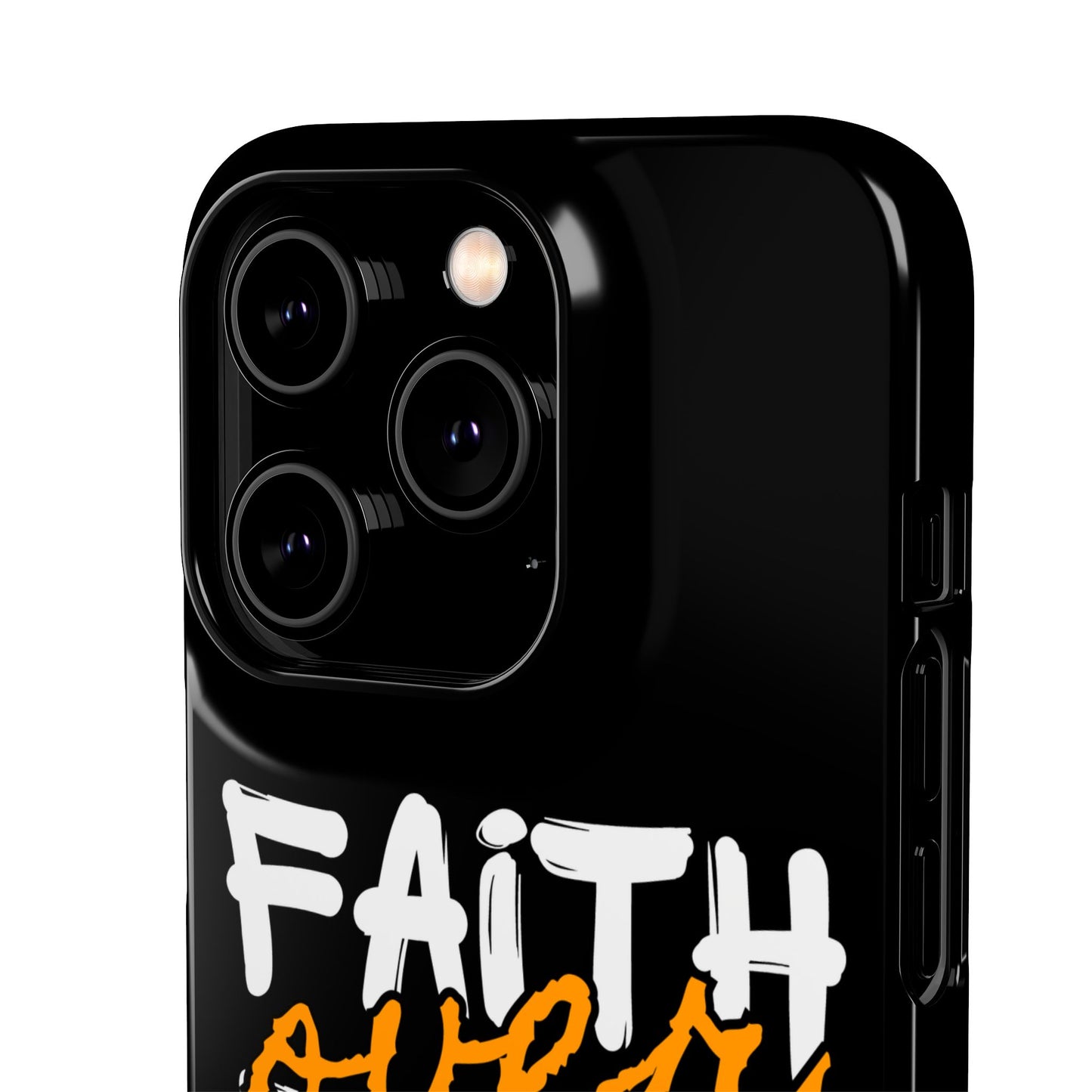 Faith Over Fear Phone Case — Christian Inspirational Snap Case