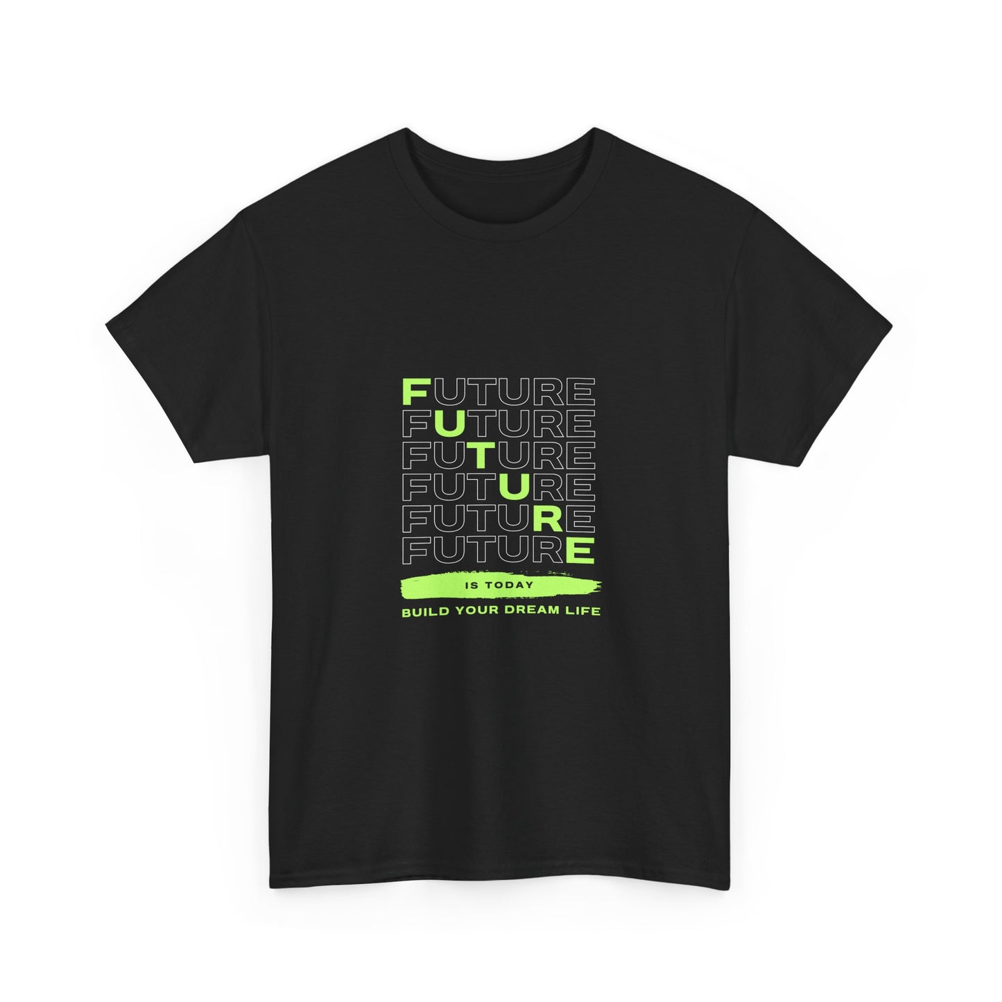 Future Vision Tee, Unisex Graphic Tee, Inspirational T-Shirt, Motivational Cotton Shirt, Dreams Design, Gift for Dreamers