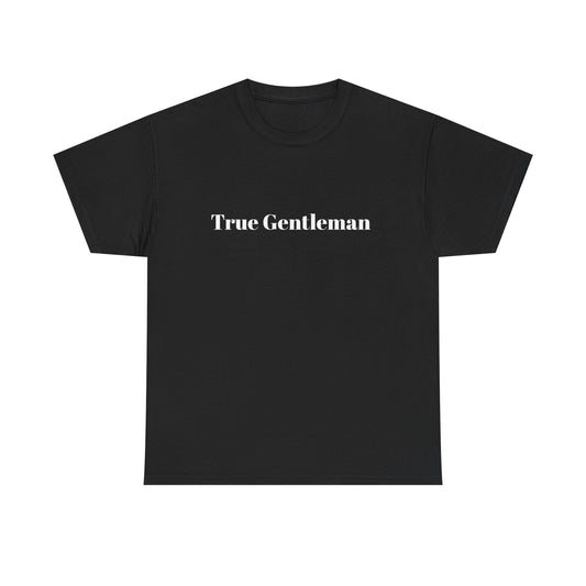 True Gentleman Unisex Heavy Cotton Tee - Perfect for Casual Wear, Gifts, and Celebrations