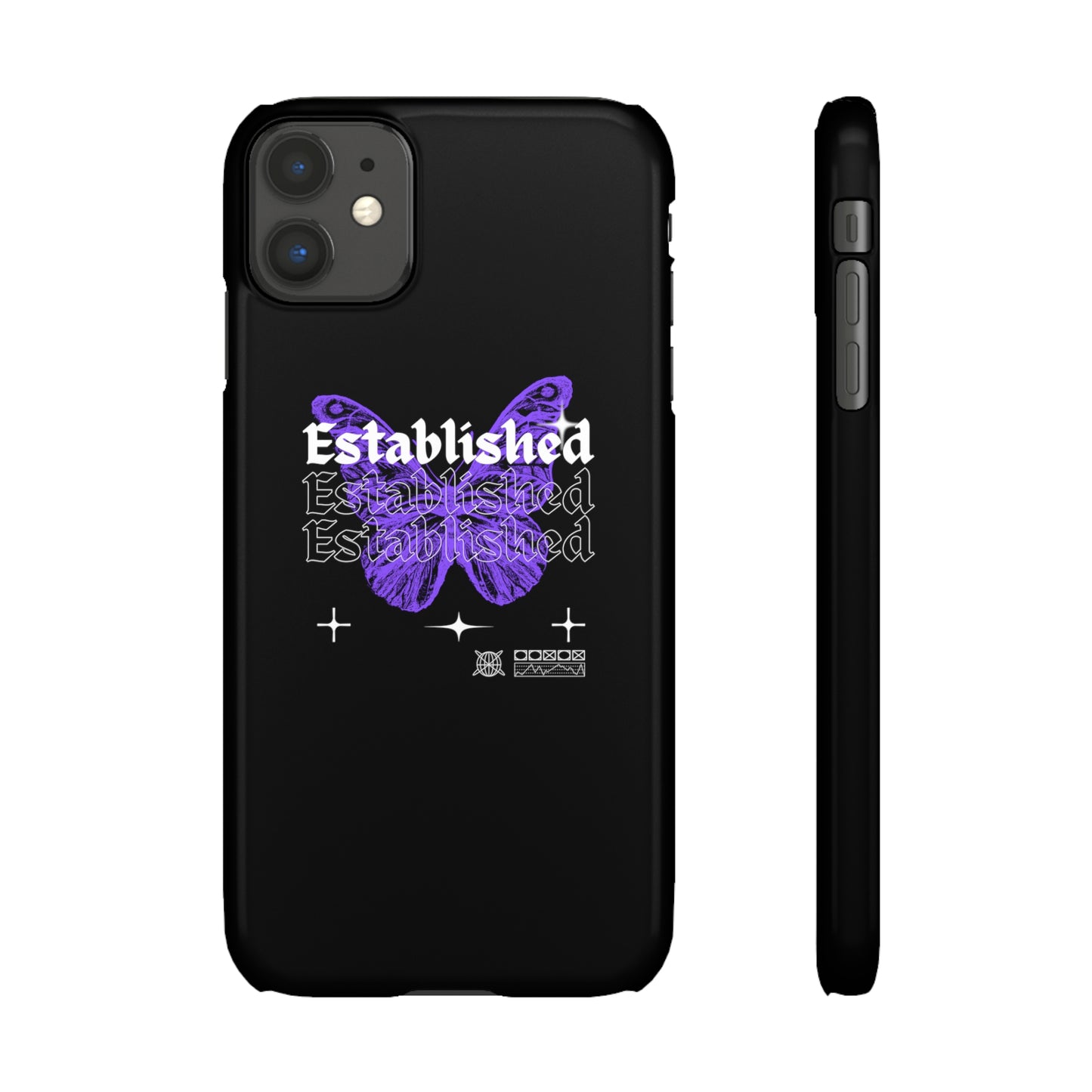 Established Butterfly Snap Case