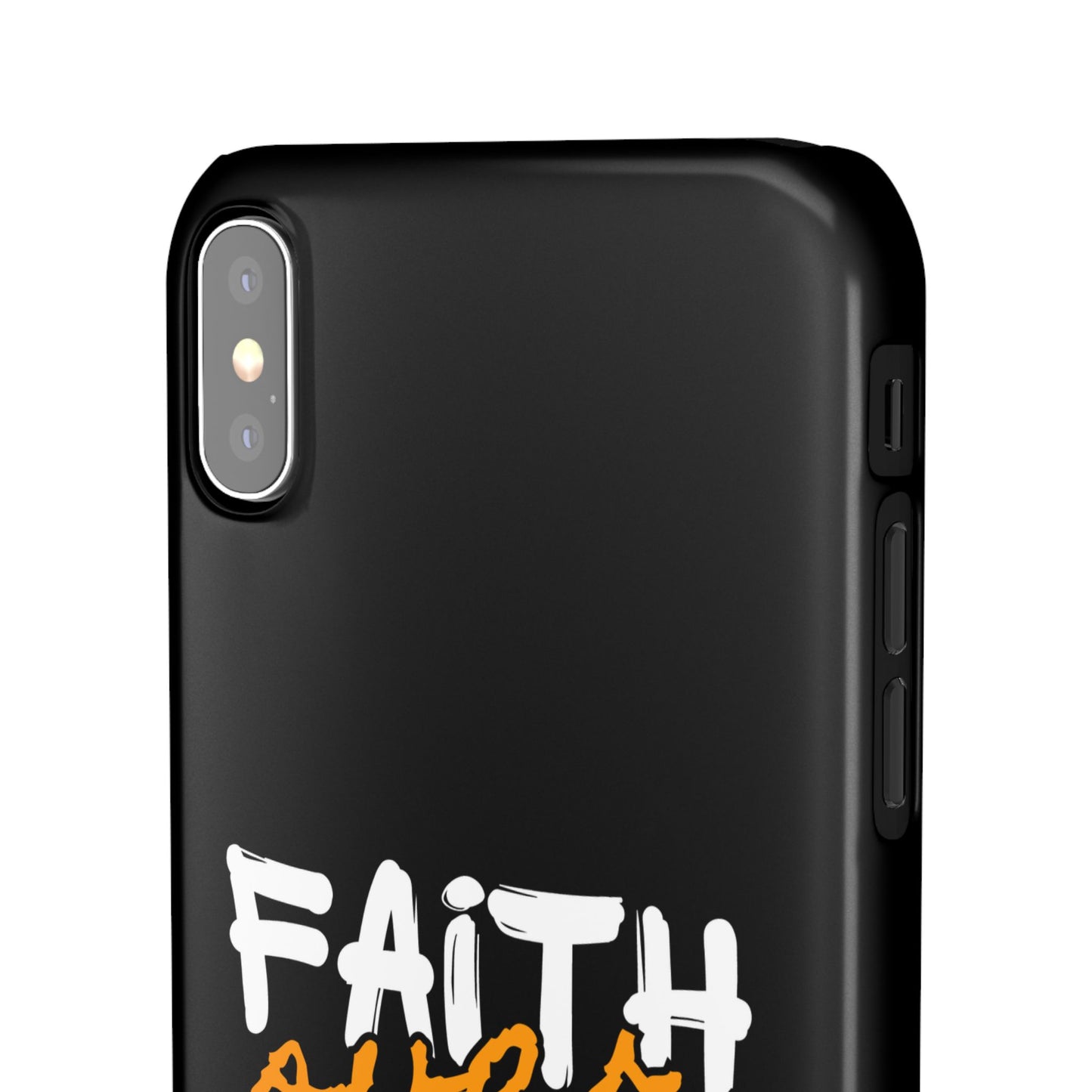 Faith Over Fear Phone Case — Christian Inspirational Snap Case