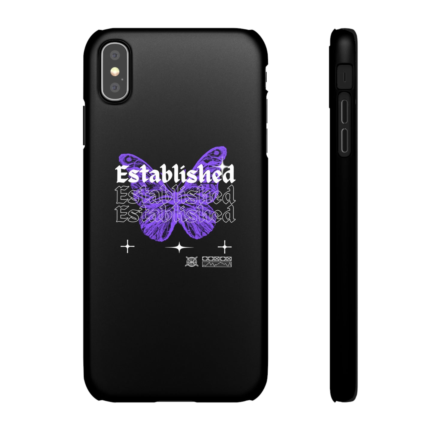 Established Butterfly Snap Case