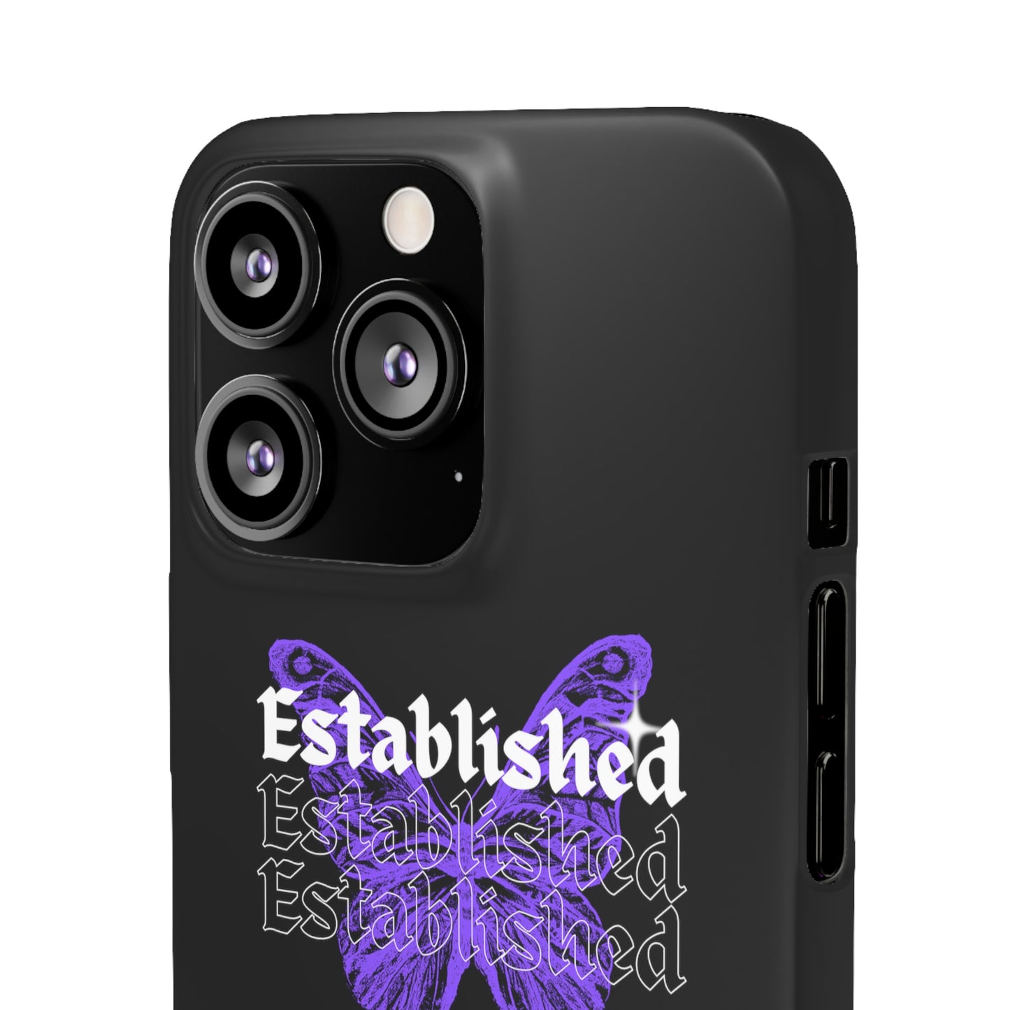 Established Butterfly Snap Case