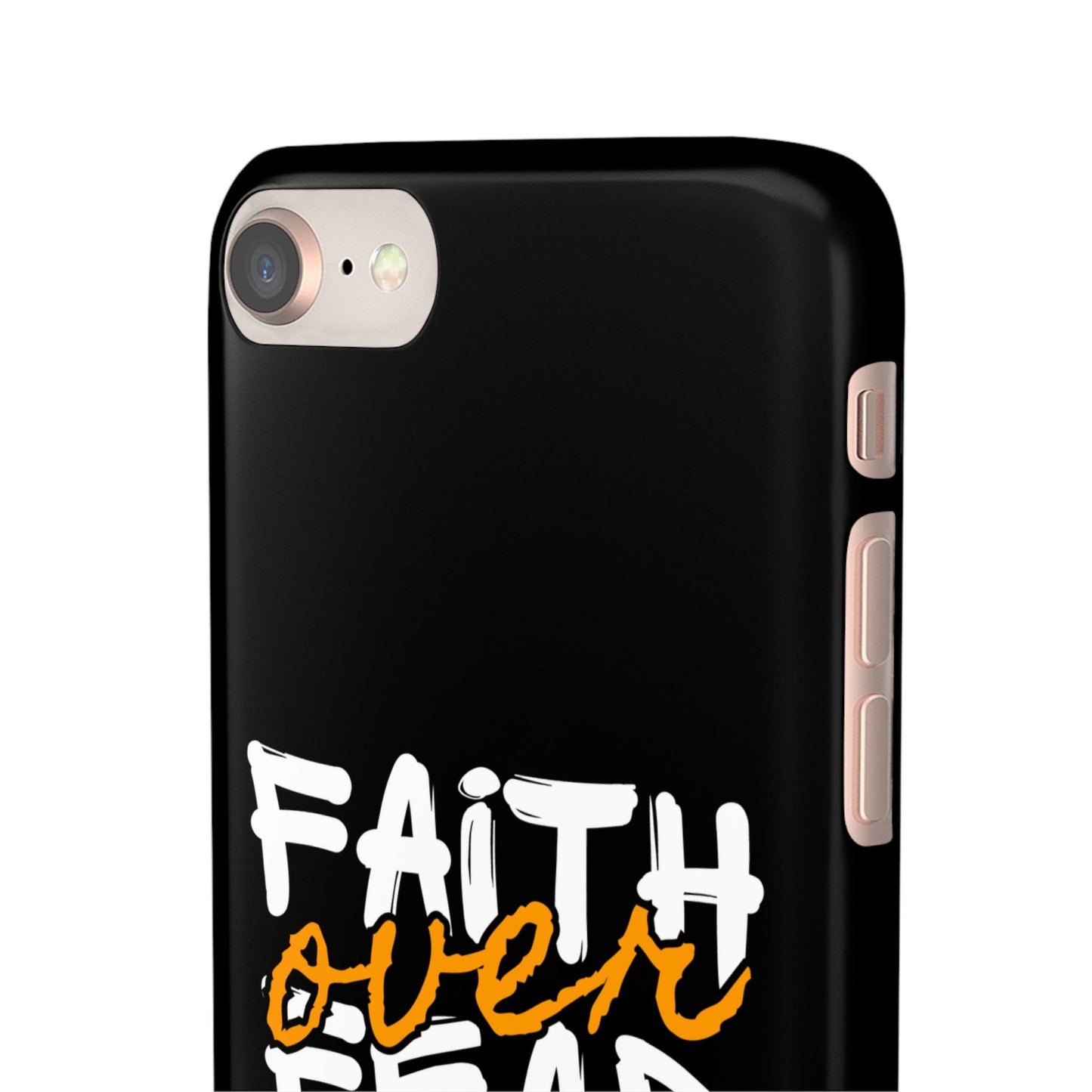 Faith Over Fear Phone Case — Christian Inspirational Snap Case