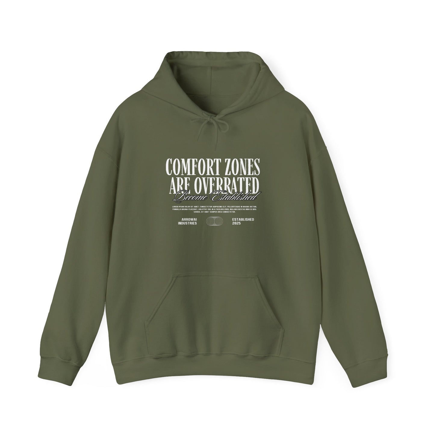 Comfort Zones are overrated Hoodie