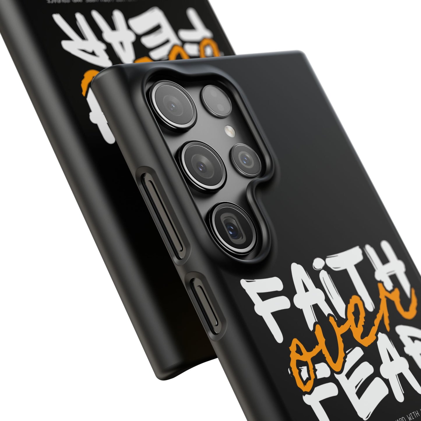 Faith Over Fear Phone Case — Christian Inspirational Snap Case