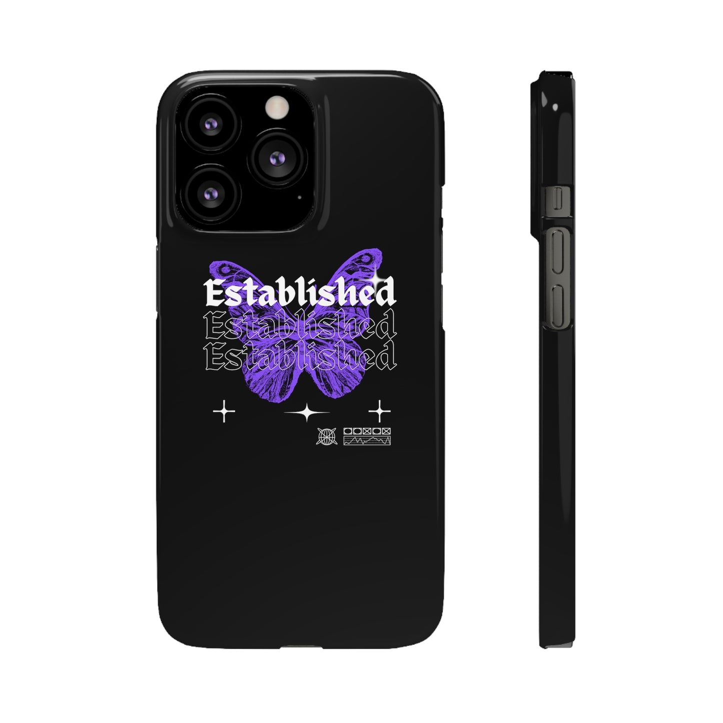 Established Butterfly Snap Case