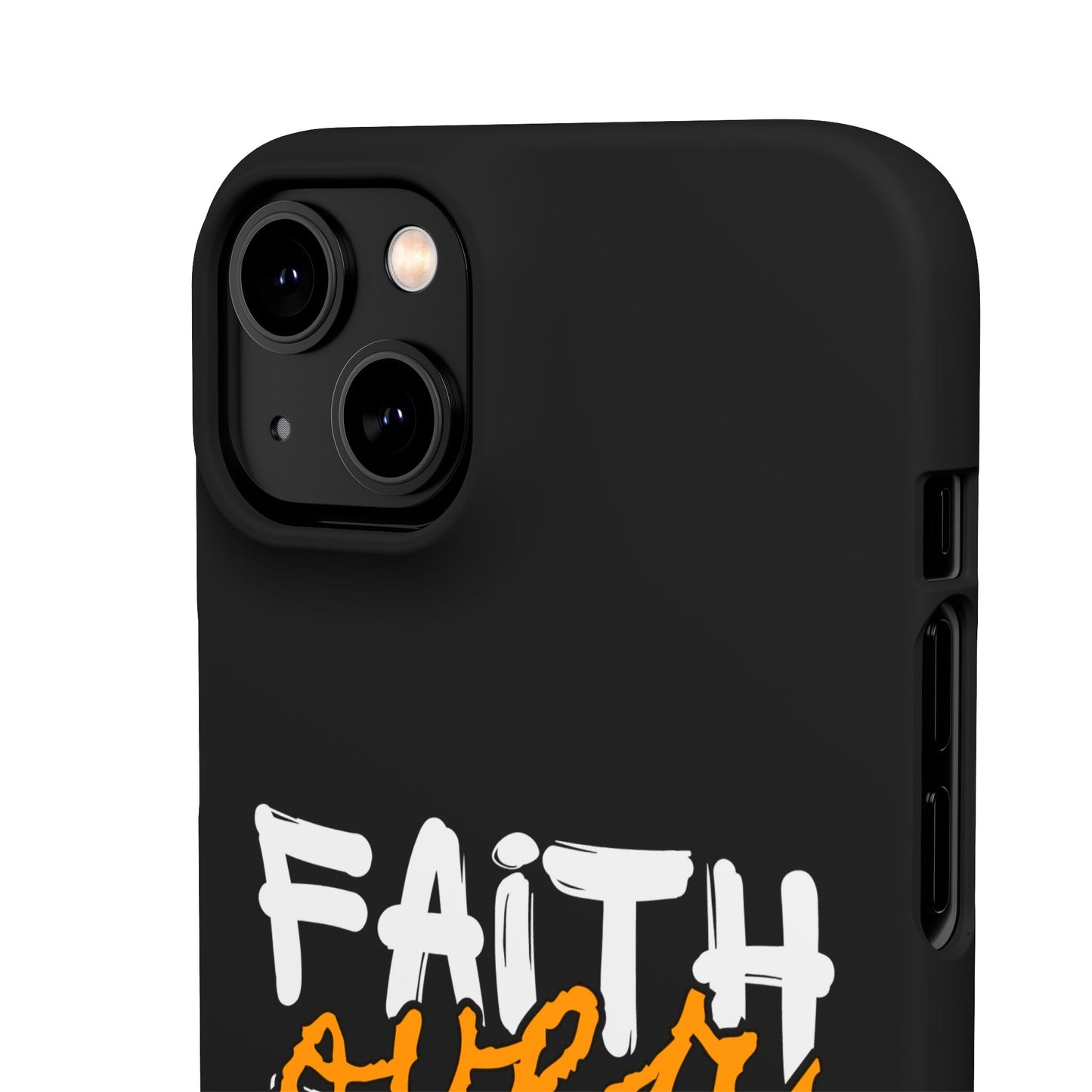 Faith Over Fear Phone Case — Christian Inspirational Snap Case