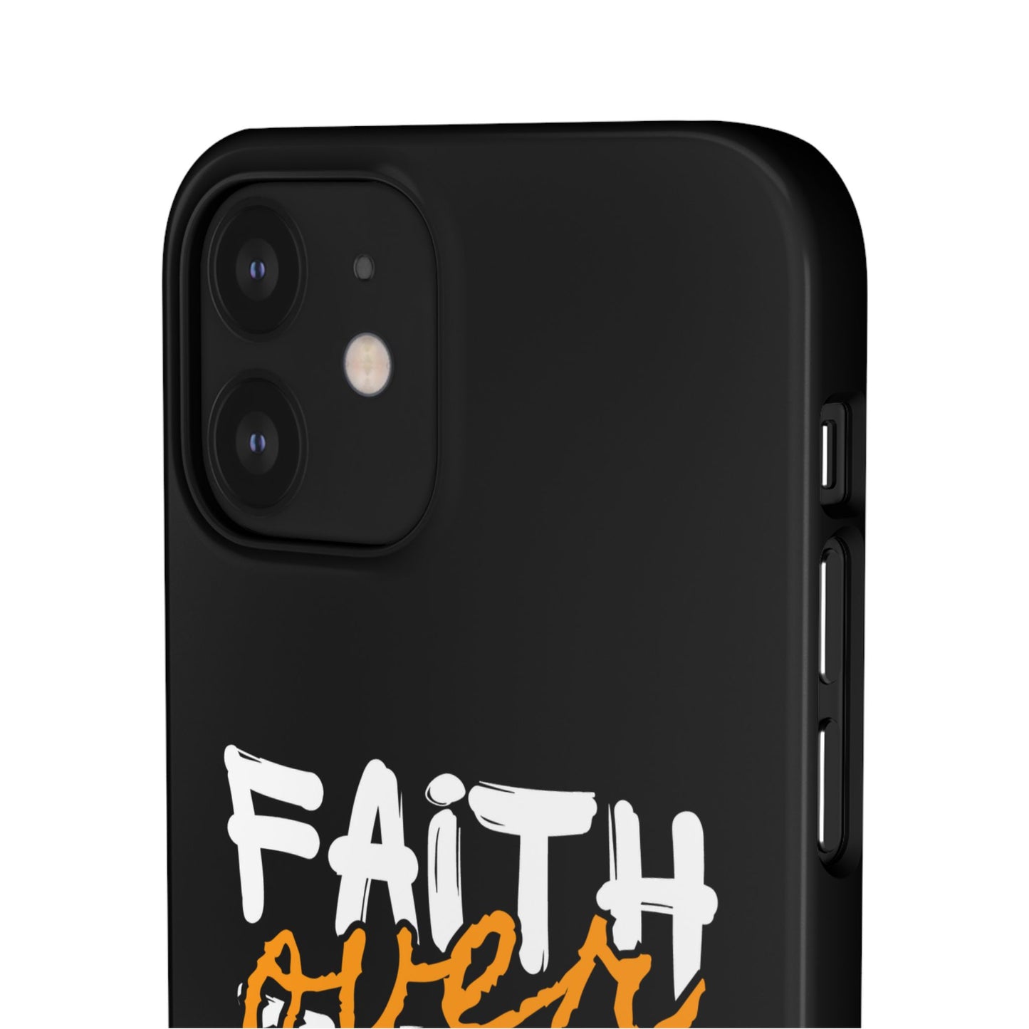 Faith Over Fear Phone Case — Christian Inspirational Snap Case