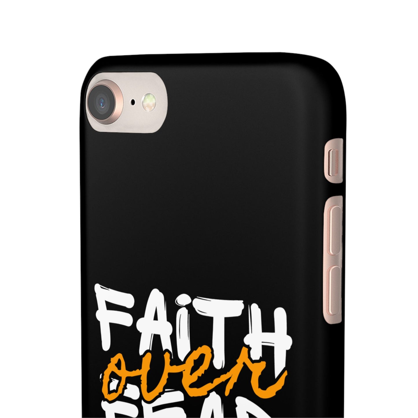 Faith Over Fear Phone Case — Christian Inspirational Snap Case
